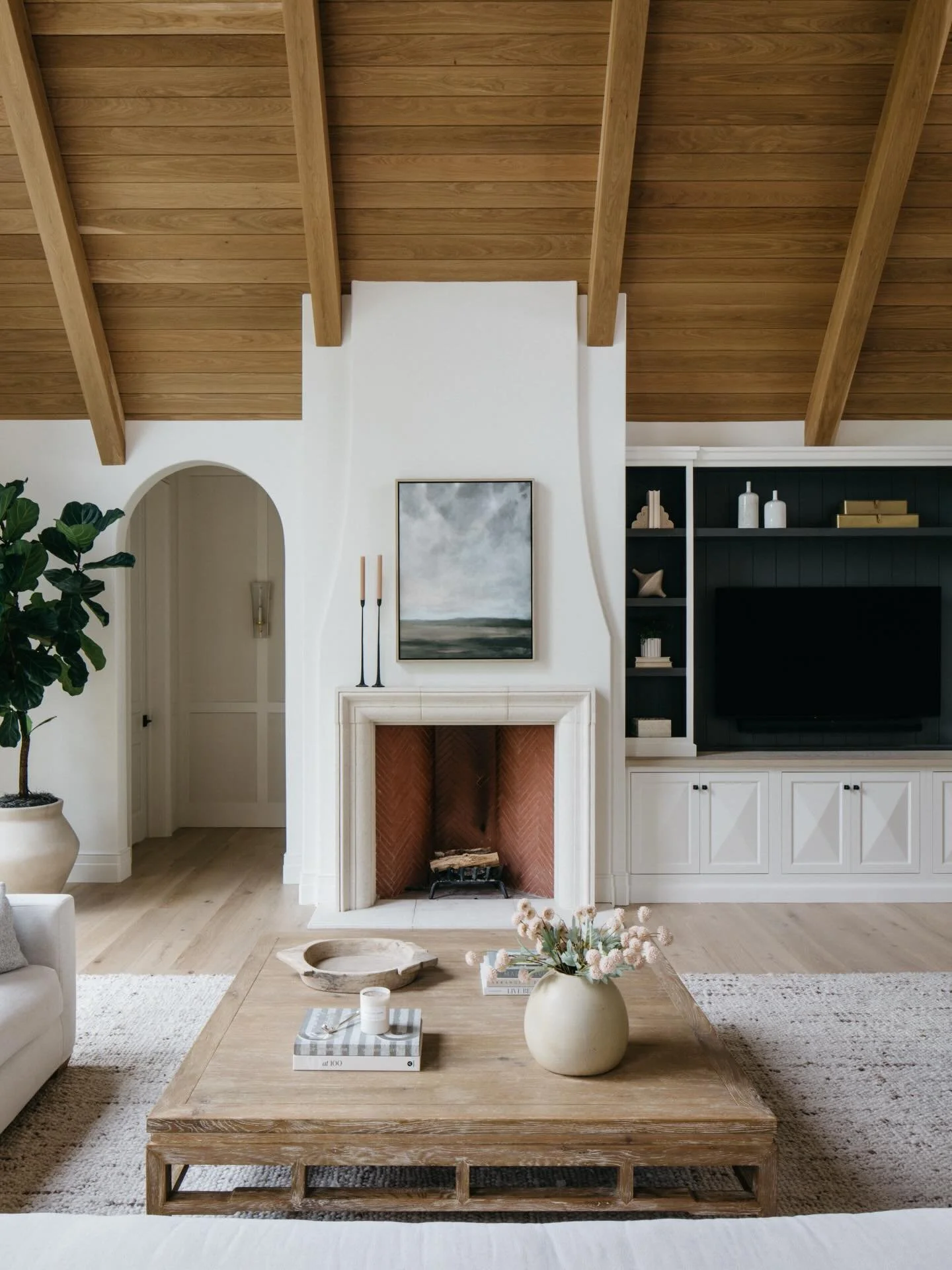 Hard to pick just a few favorite images from this family home layered with fun tile, wood tones, and textures around every corner. Shot for @katemarkerinteriors &amp; @momentdesign_architecture