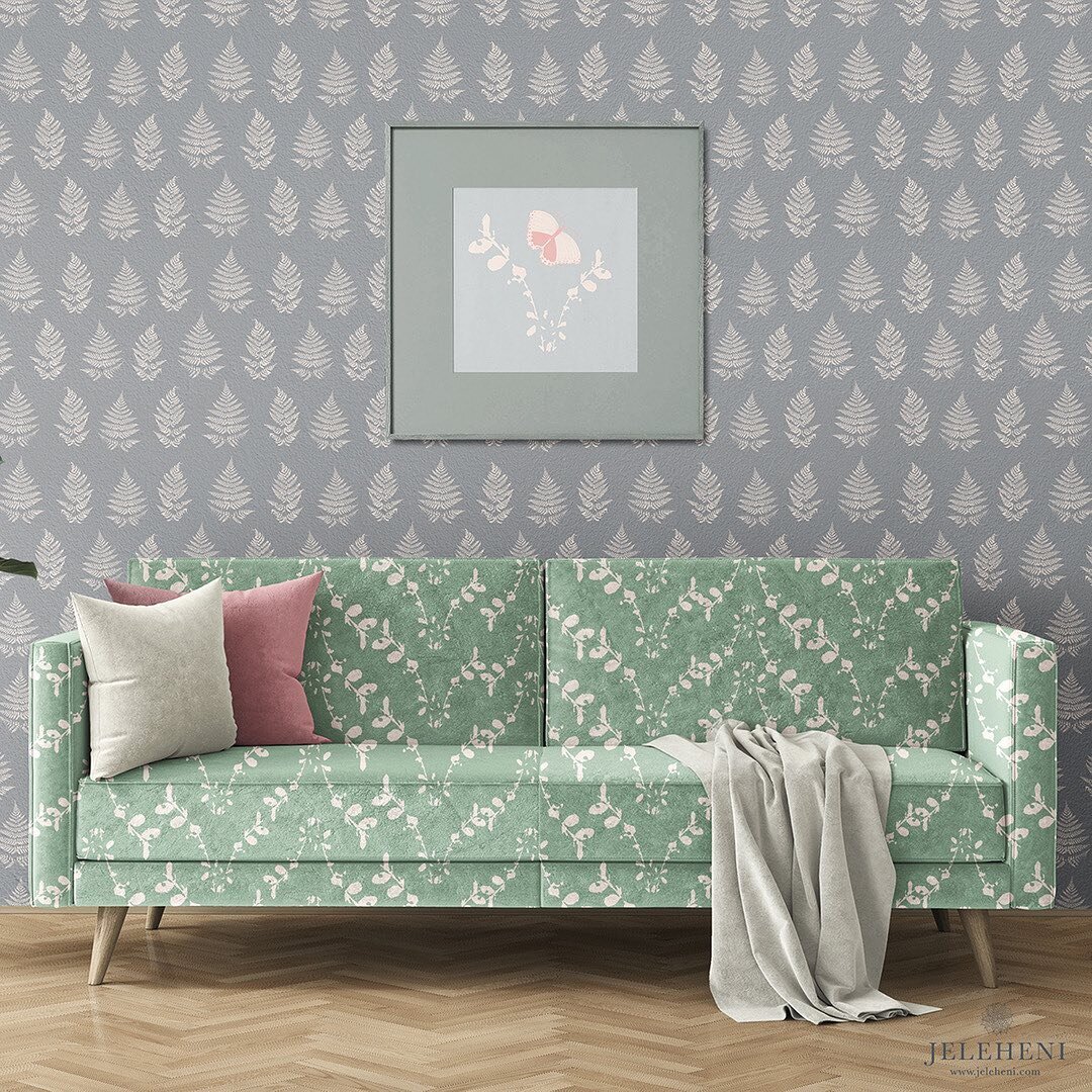 Patterns &amp; Pastels 
⠀⠀⠀⠀⠀⠀⠀⠀⠀
#flowersonthewall #wallpaperdesign #pastelsofa #surfacepattern #upholsterydesign #surfacepatterndesign
#surfacedesign #patterndesign #patternlove #surfacedesigners