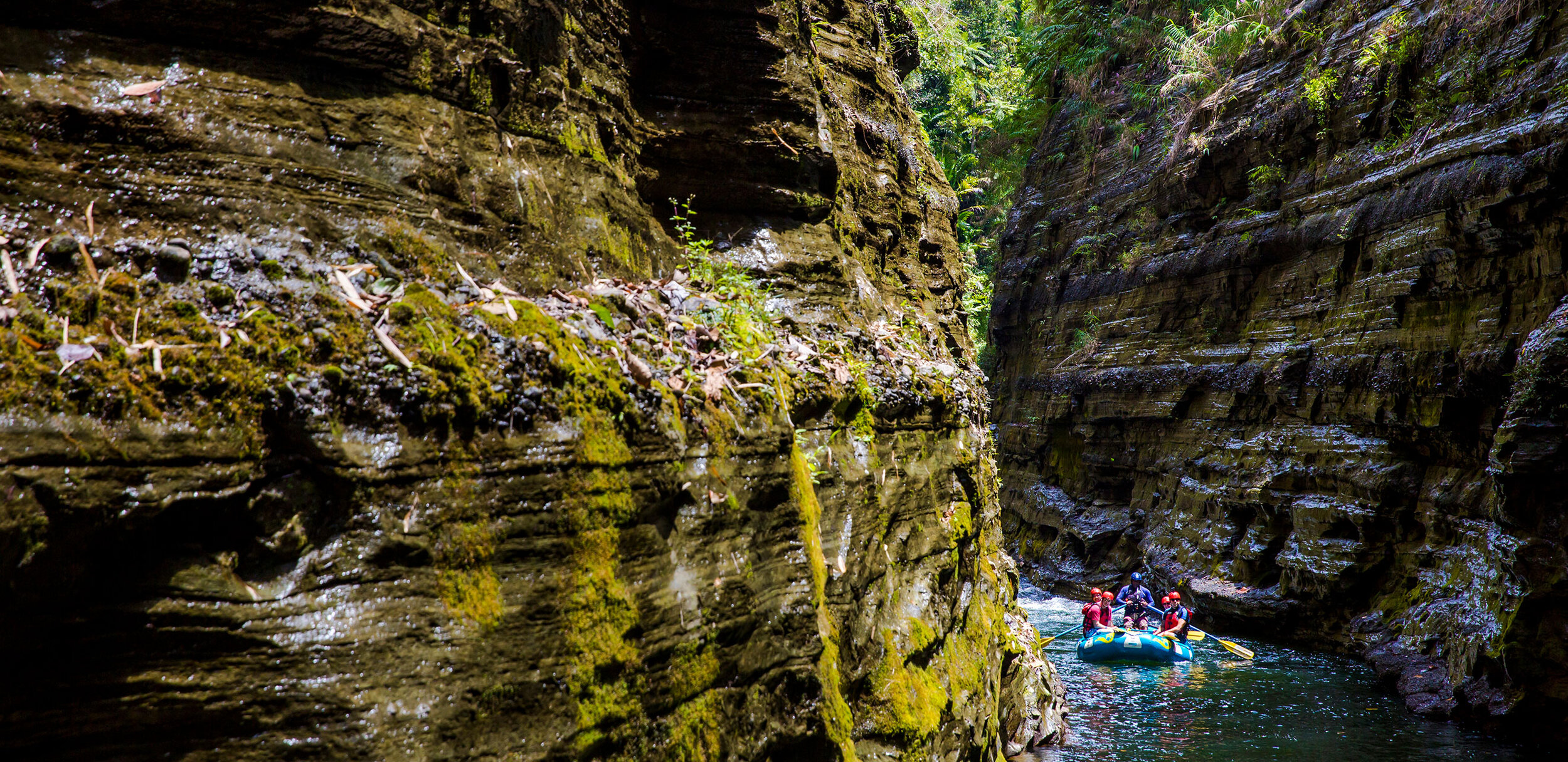 Rafting in the Navua Gorge