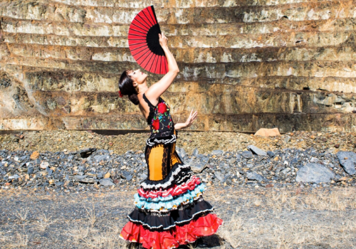 Spanish flamenco dancer