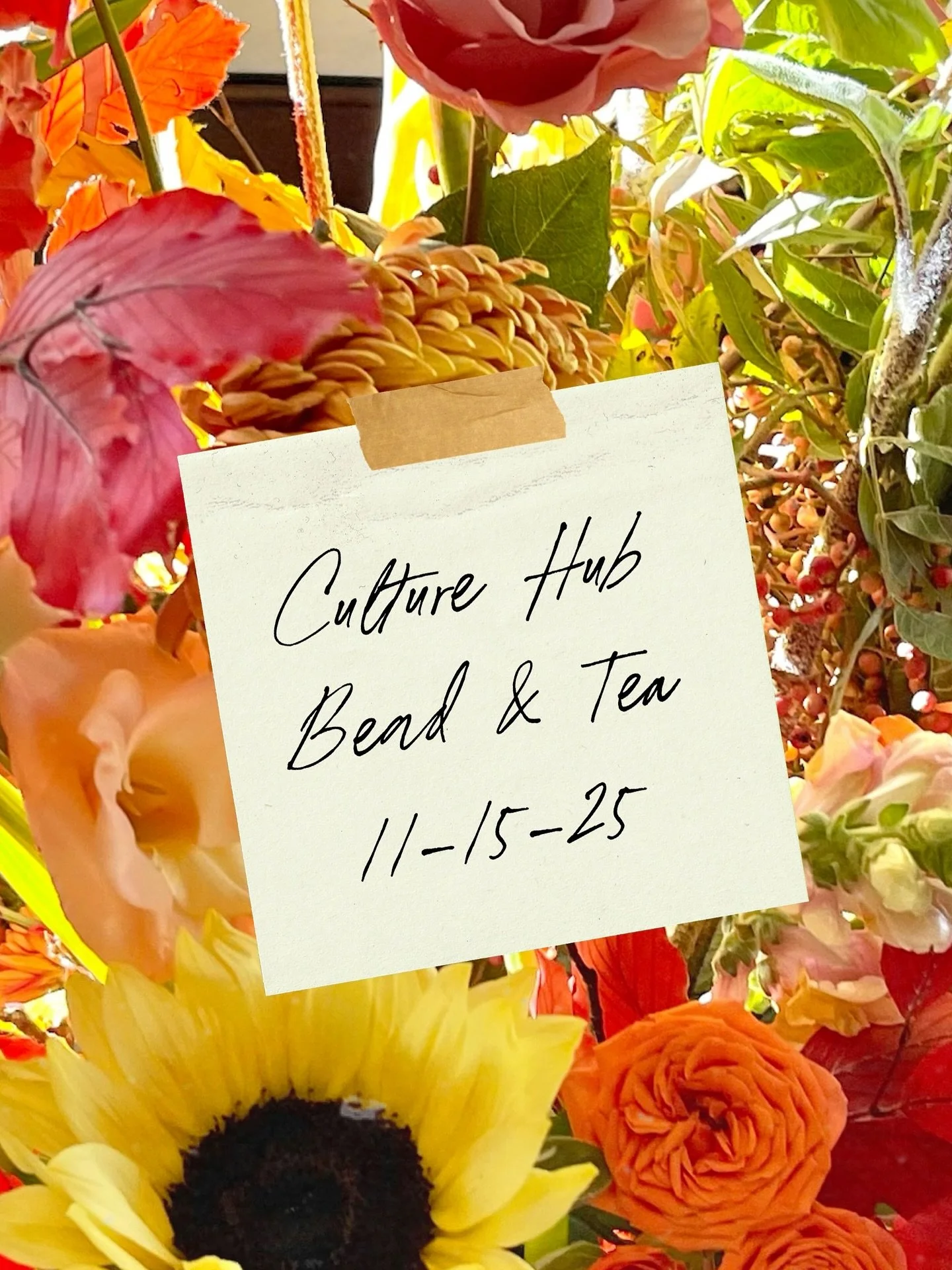 I&rsquo;m grateful for @kreativenative and @1fastbuffalo for inviting me to experience @culturehubok&rsquo;s first Bead &amp; Tea event 🫖🥀

I learned how to make a pair of earrings with @sarahadams.405, eat delicious and healthy food by @junebugcat