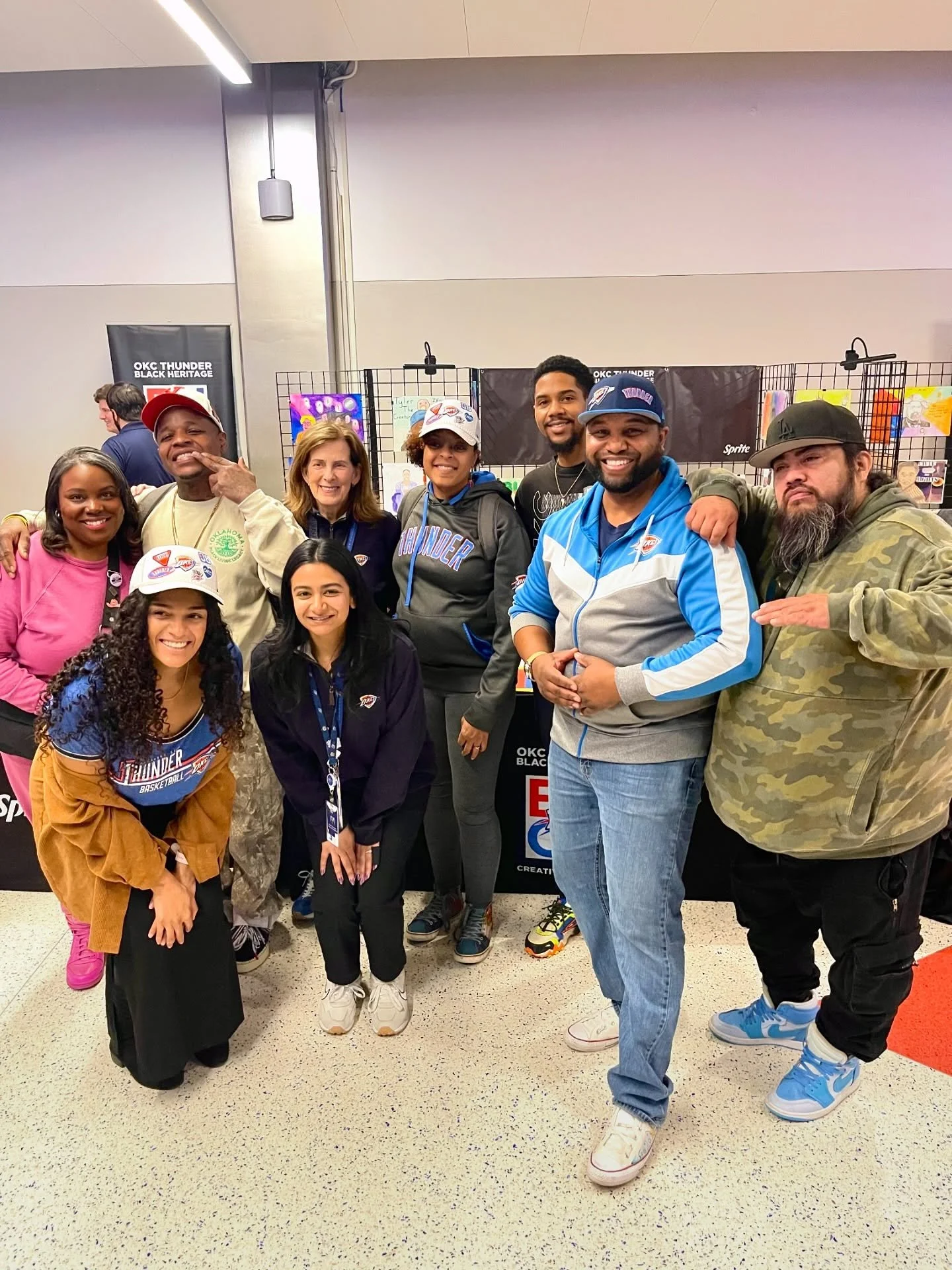 Honored to be selected as a judge for the Black Heritage Creative Contest with the @okcthunder⚡️

Helping select winners from 100+ submissions of artwork from grades 9-12 was not an easy task, but getting to witness young artists tell their stories w