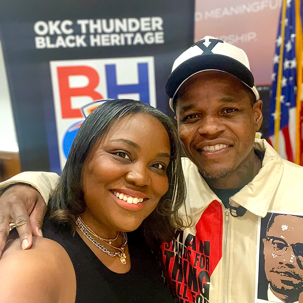 McKnight and Jabee Scoring the Artwork