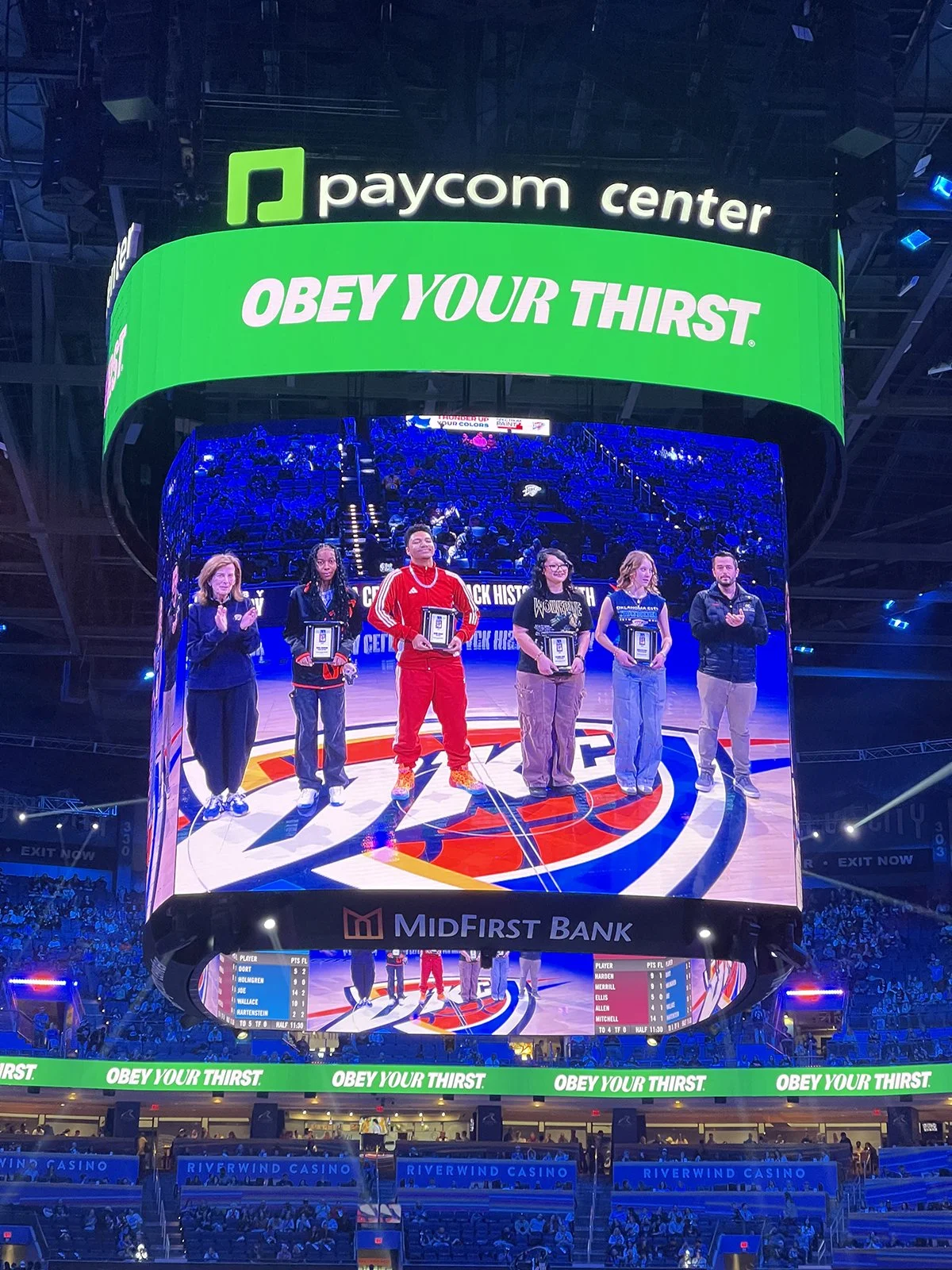 12th - 9th grade OKC Thunder Black Heritage Creative Contest Winners