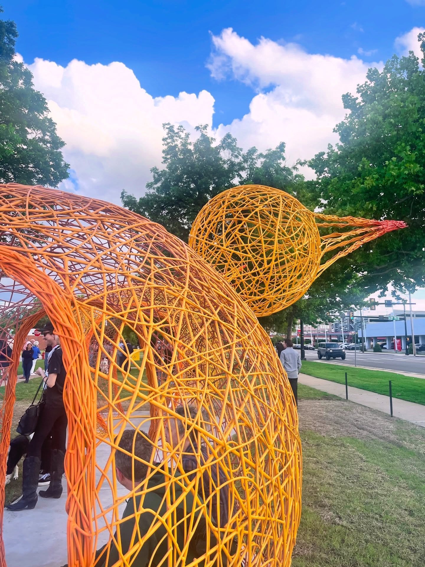 Yesterday I got to experience &ldquo;Formless Matter and Its Devastating Gestures&rdquo; by @lildfromokc and @g.e.buildman at @okcontemporary 🐤✨

The work is playful, monumental, and full of symbolism. Walking through the installation reminded me ho