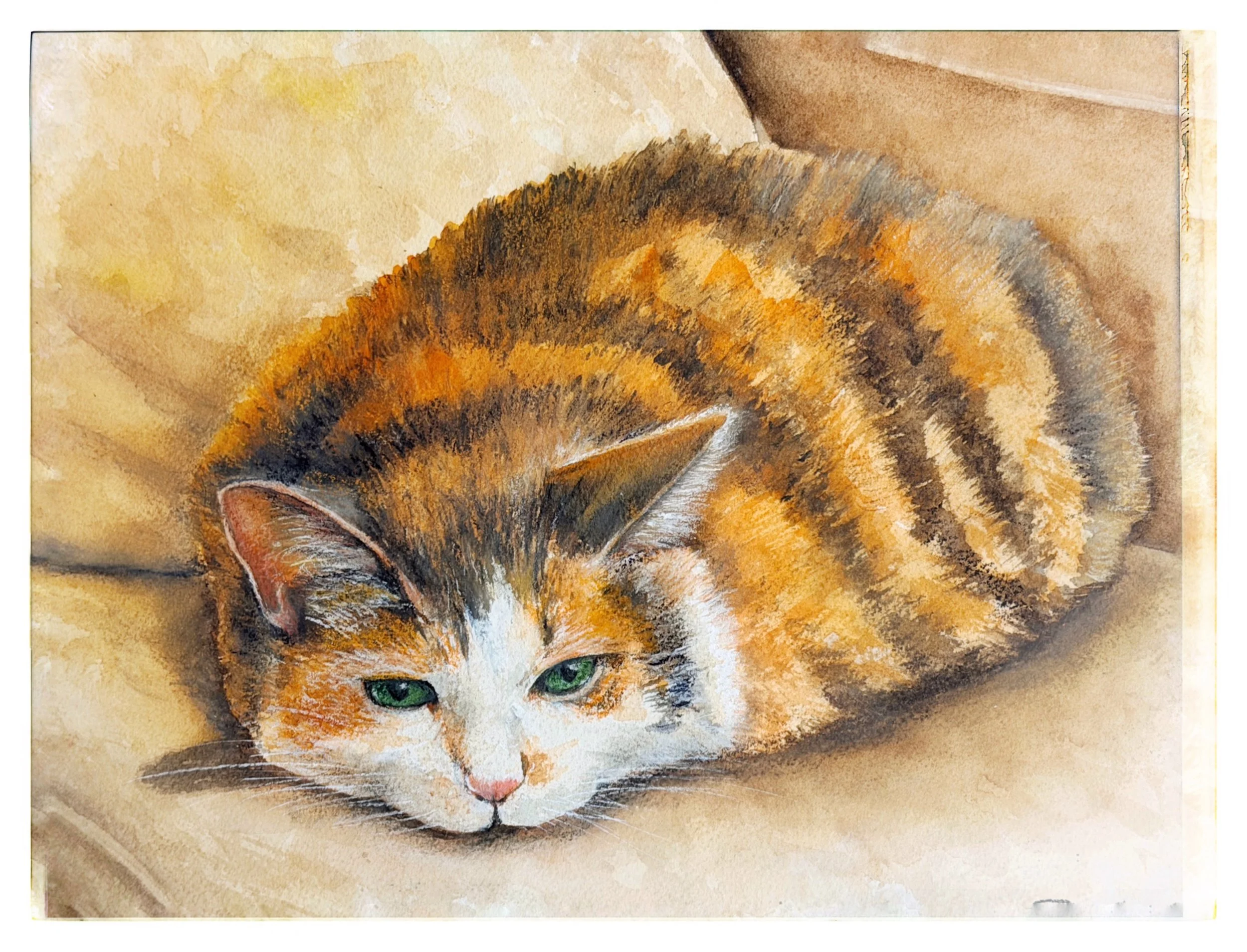 Bella - 9" x 12" - Watercolour - SOLD