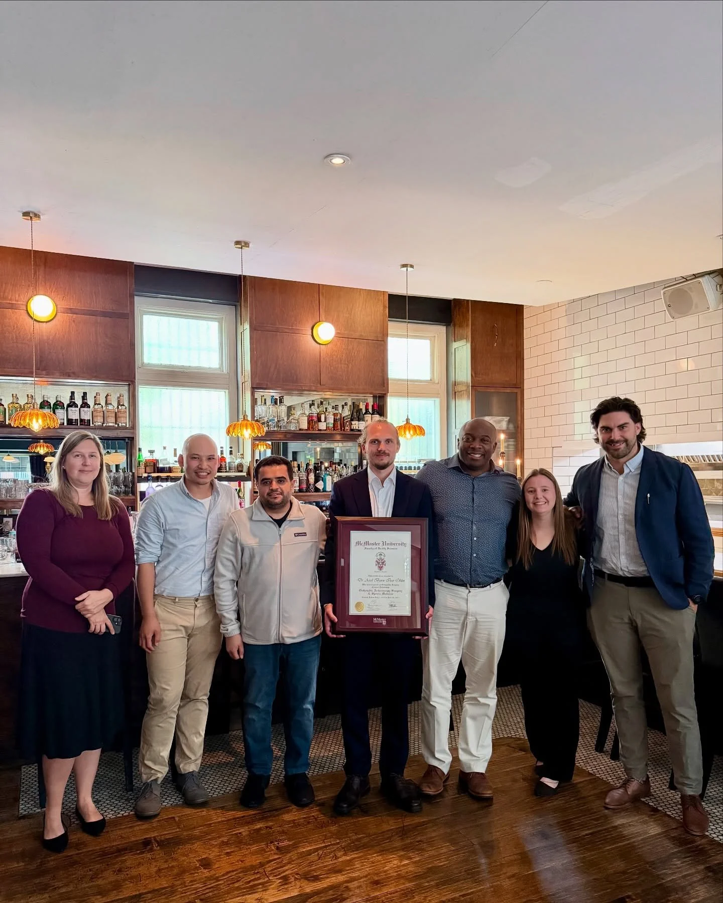 Congratulations to Dr. Axel &Ouml;hlin on completing his Arthroscopy and Sports Medicine Fellowship!

It&rsquo;s been an absolute pleasure having you with us &mdash; your dedication, skill, and spirit have left a lasting impact. We&rsquo;re proud to 