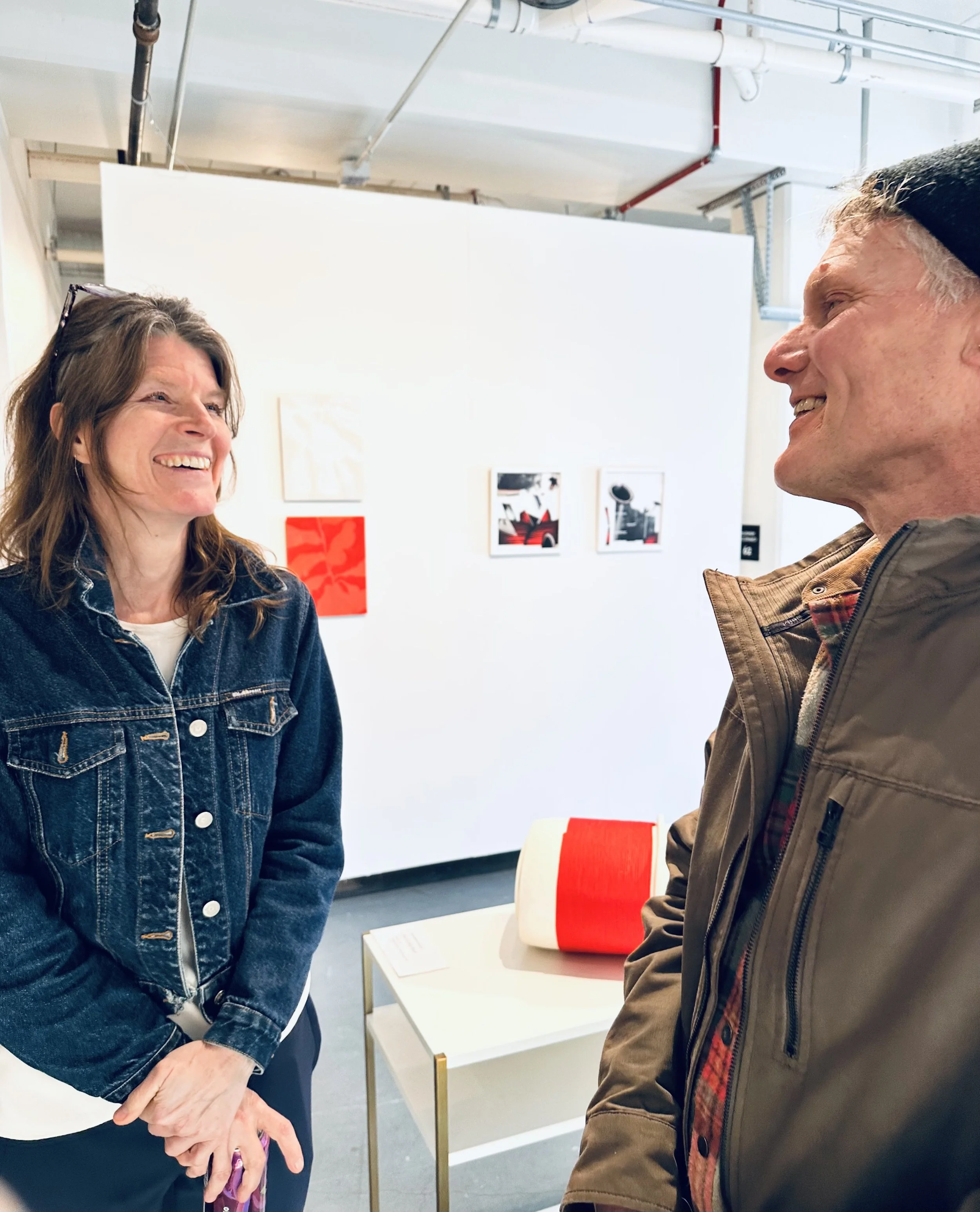 At the opening reception / March 2026 / image by Nina Hien