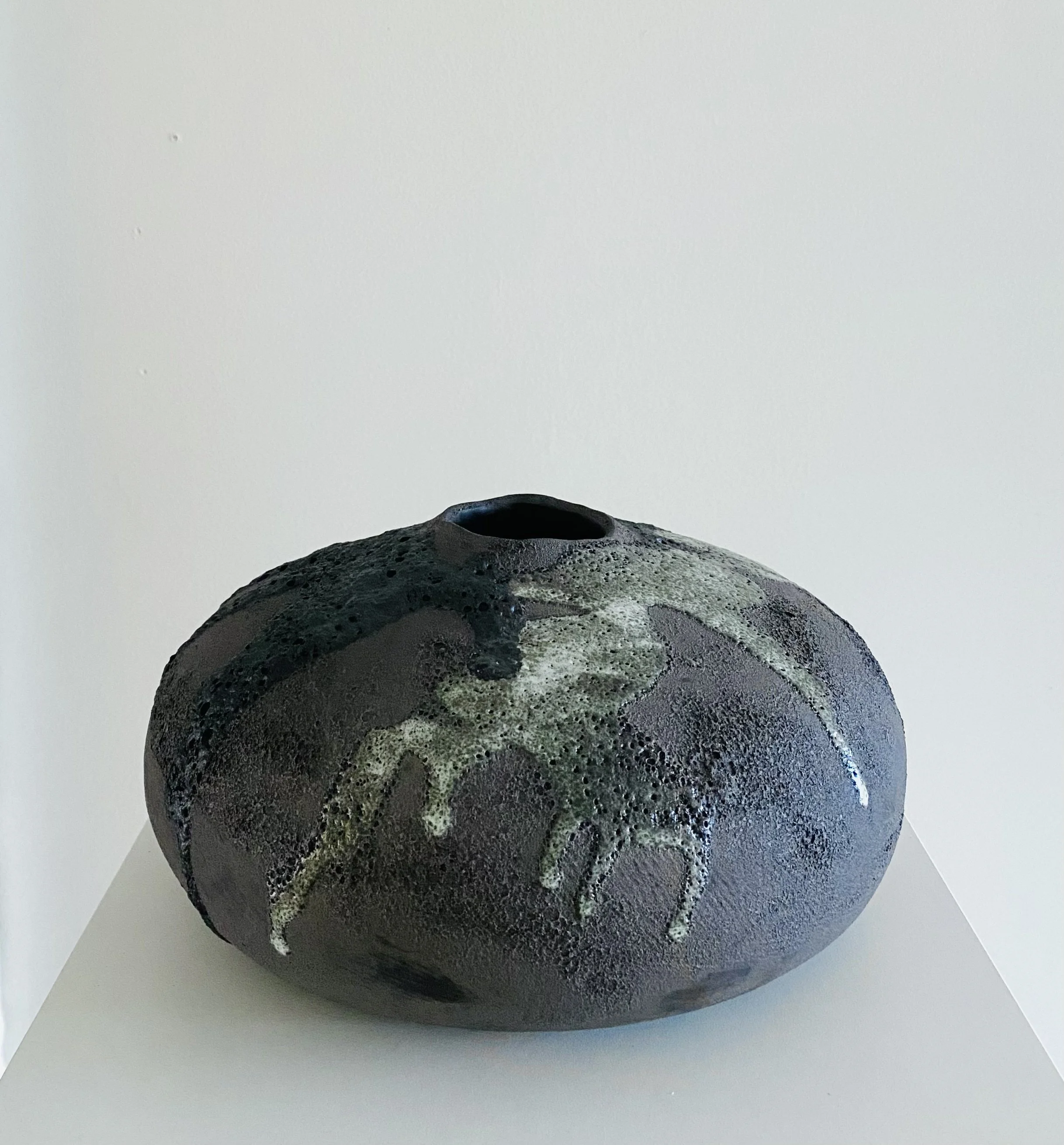 Remnant, 6" x 10” x 10”, stoneware and glazes, 2026 / SOLD
