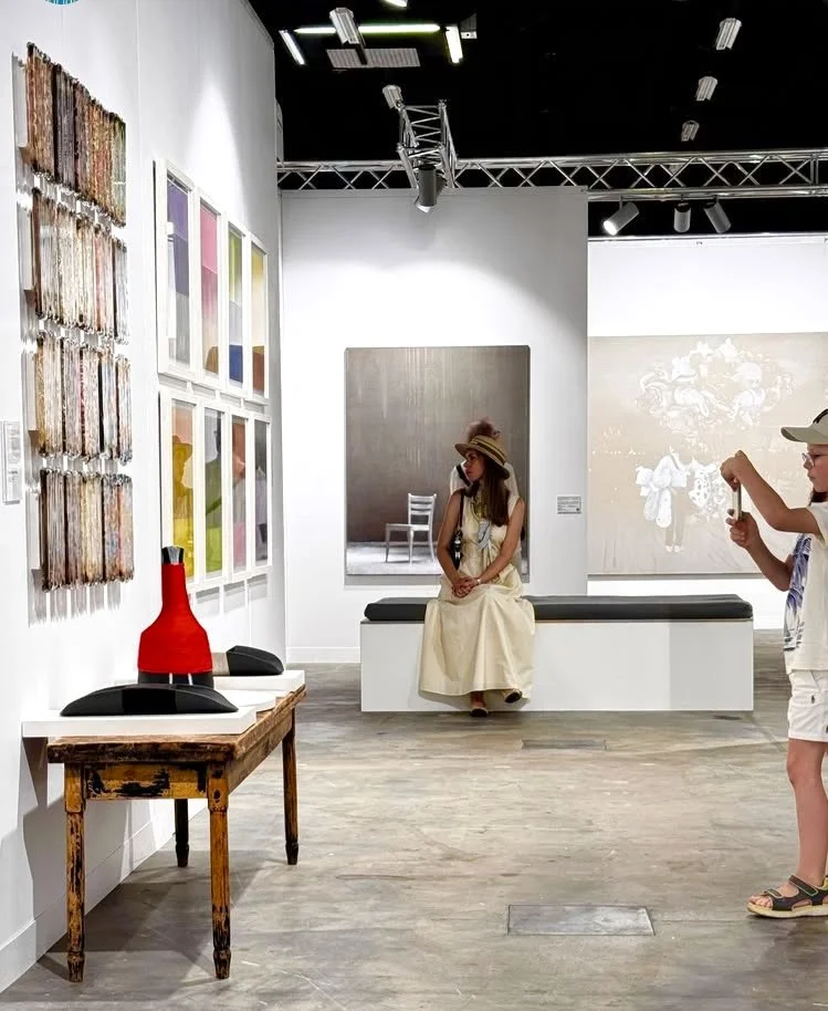 Installation at VOLTA, Basel, Switzerland, June 2025, presented by Normal Royal Gallery.