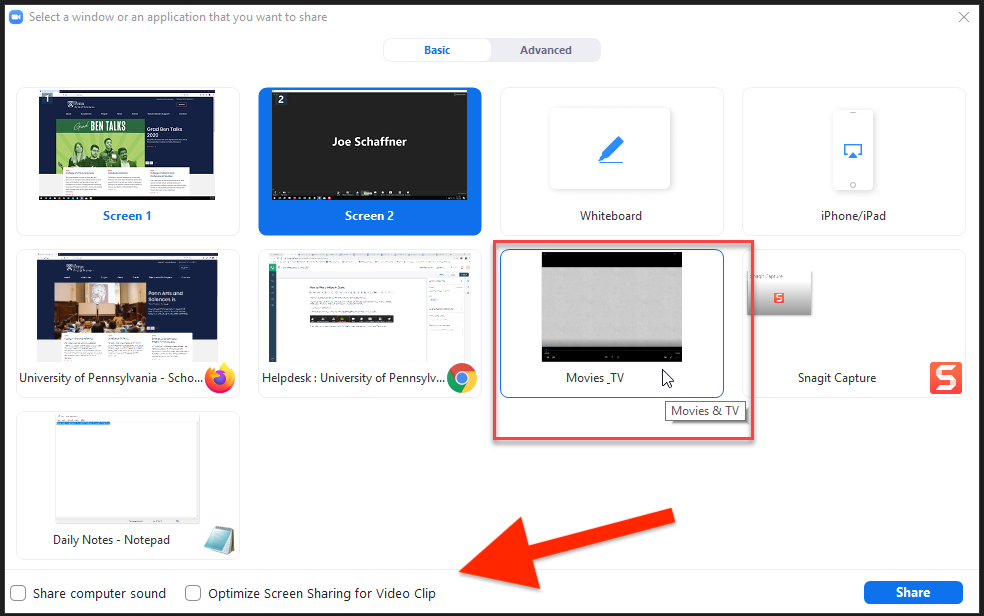 How to properly share your audio without feedback on Zoom