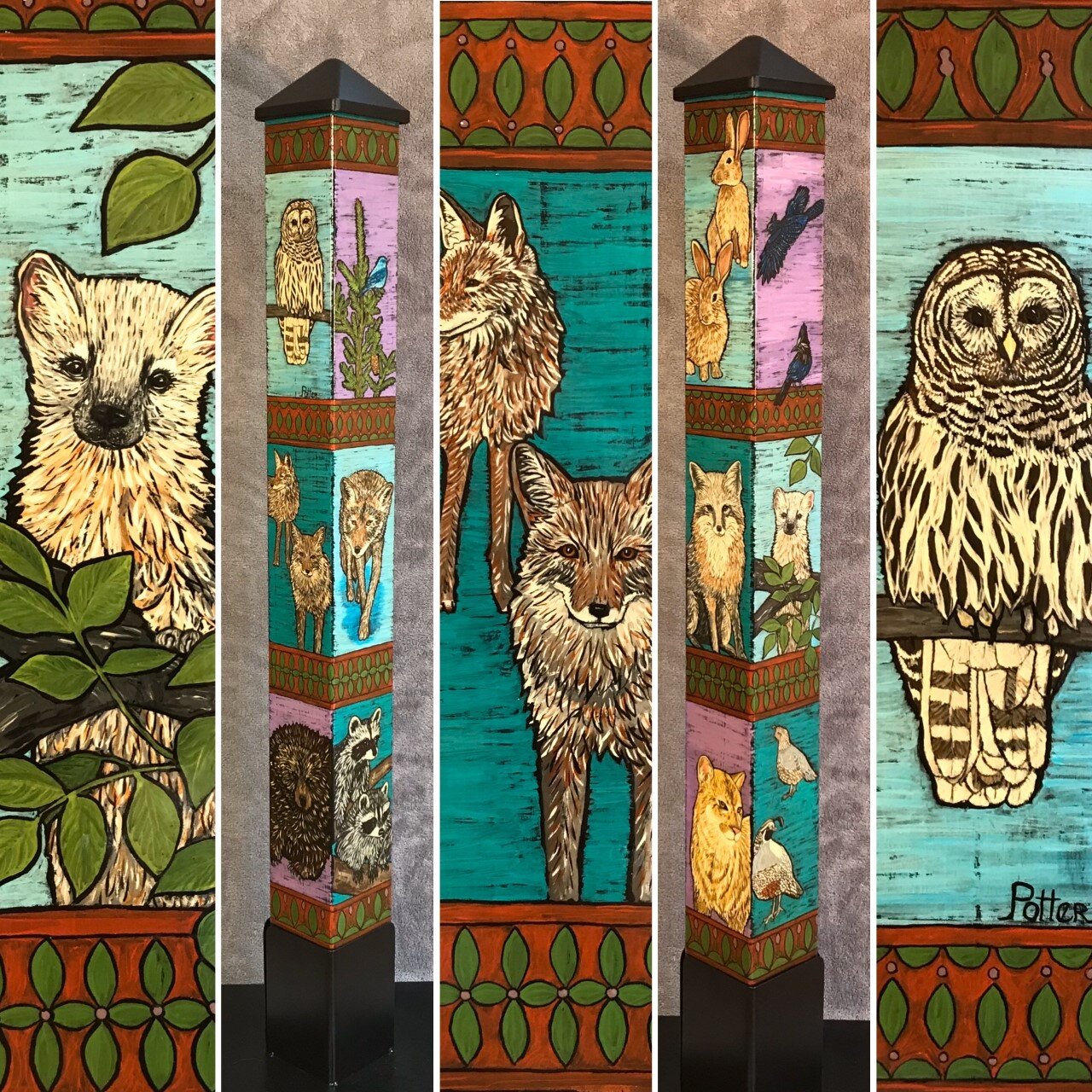 BOHO art_NW Animals Pole.jpg