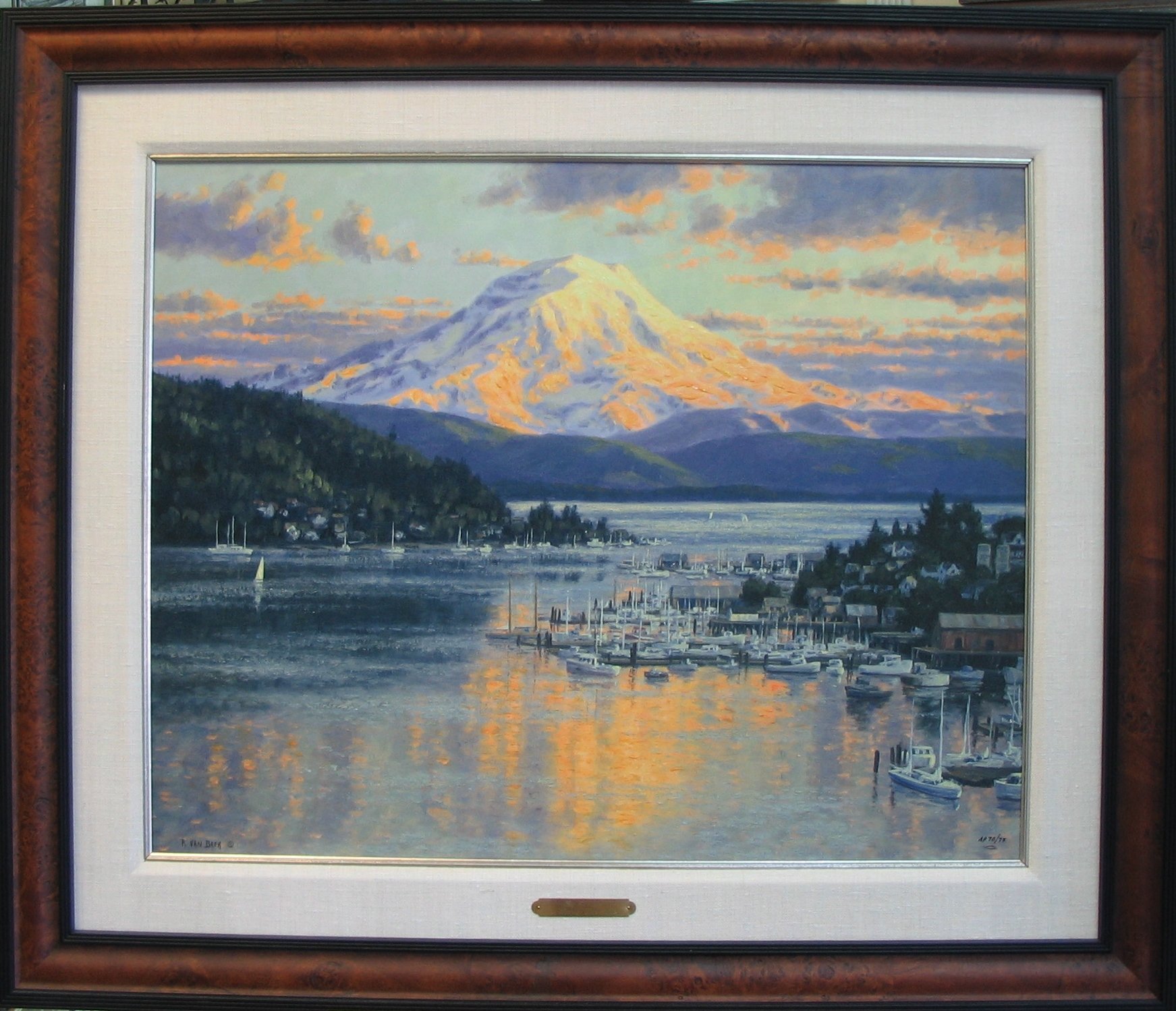 Painting at Gig Harbor History Museum