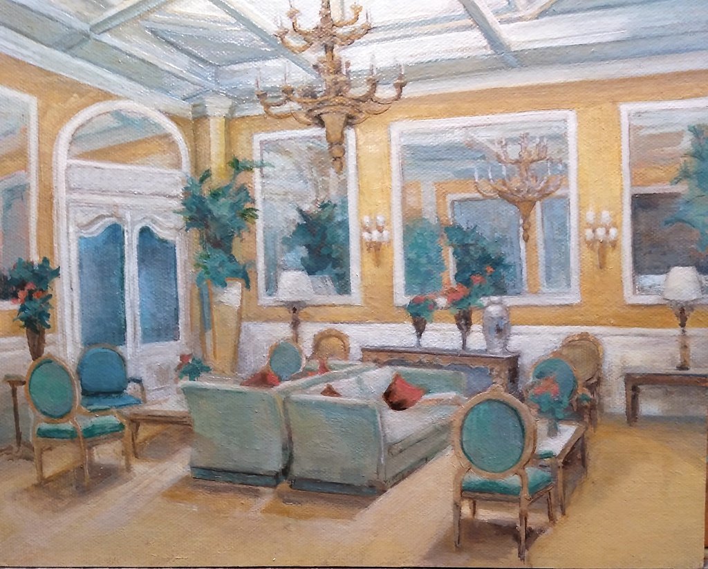 Hotel Splendide, Lobby in Rome