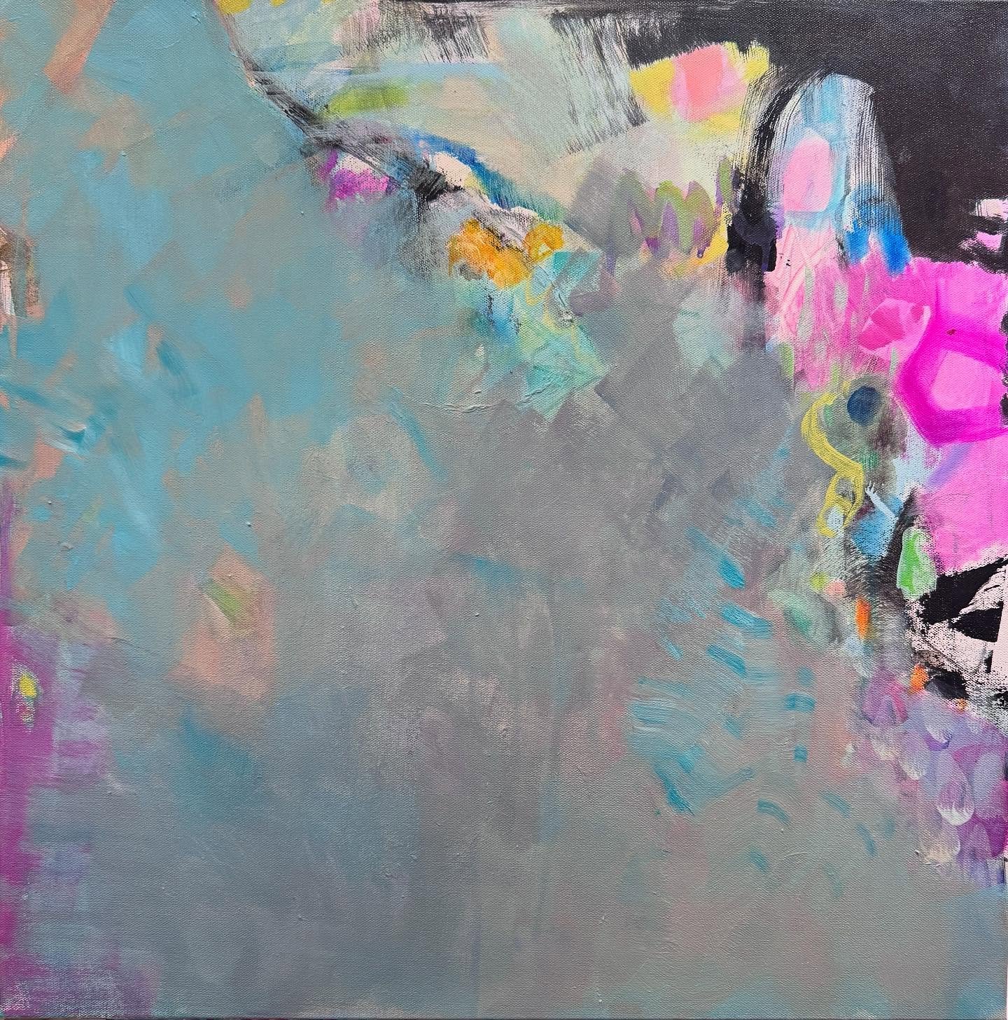 Still working but I think I&rsquo;ll title it &ldquo;Turbulent Indigo&rdquo;&hellip;
#abstractart #abstractartist #intuitiveart #mindfulart #paintinginprocess #turbulentindigo #jonimitchellinspired #studiovibes #marksandgestures #painter #sallykeisen