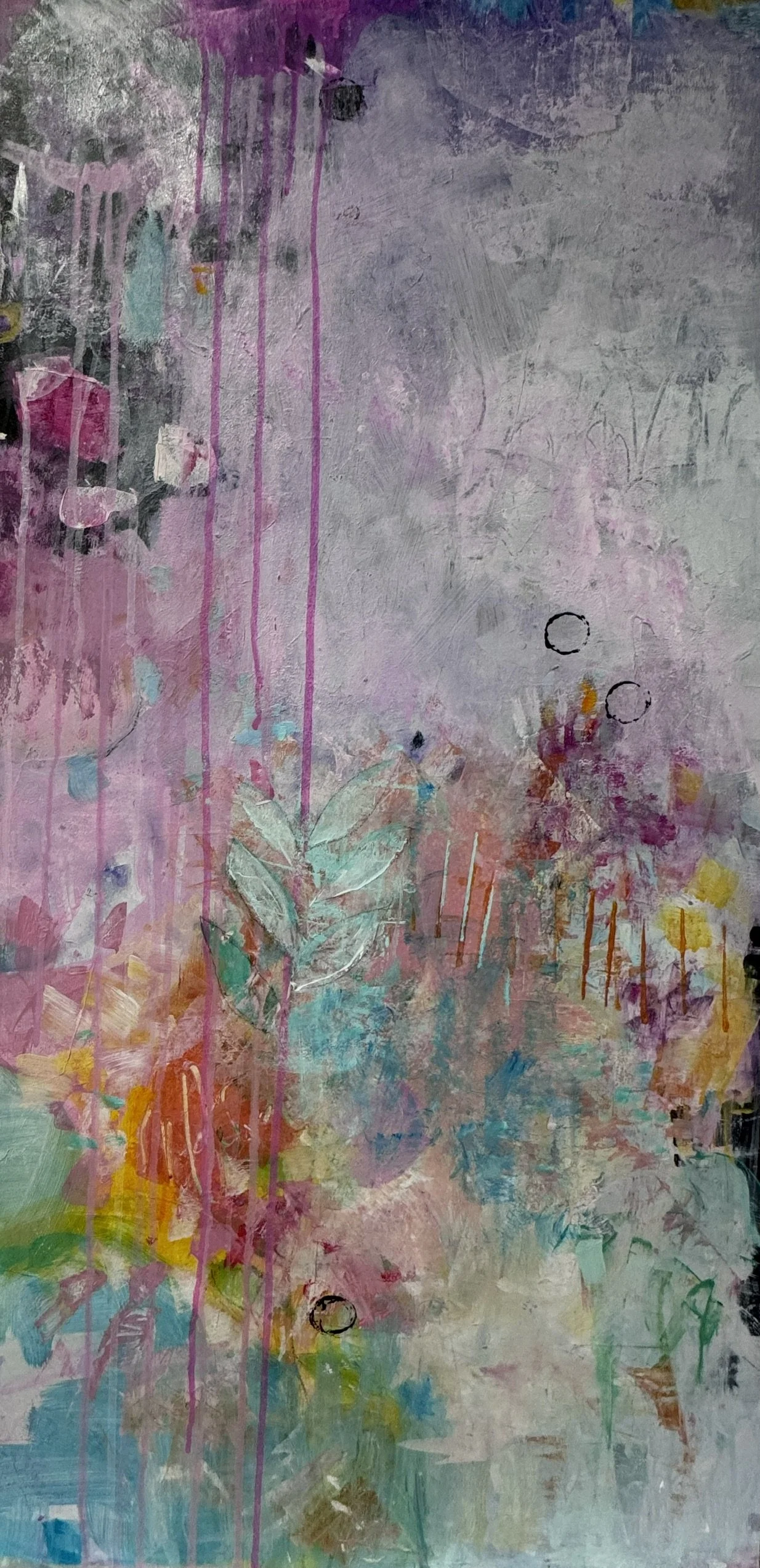 Seeing the Forest Through the Trees - 2
48" x 24"    acrylic on wood panel