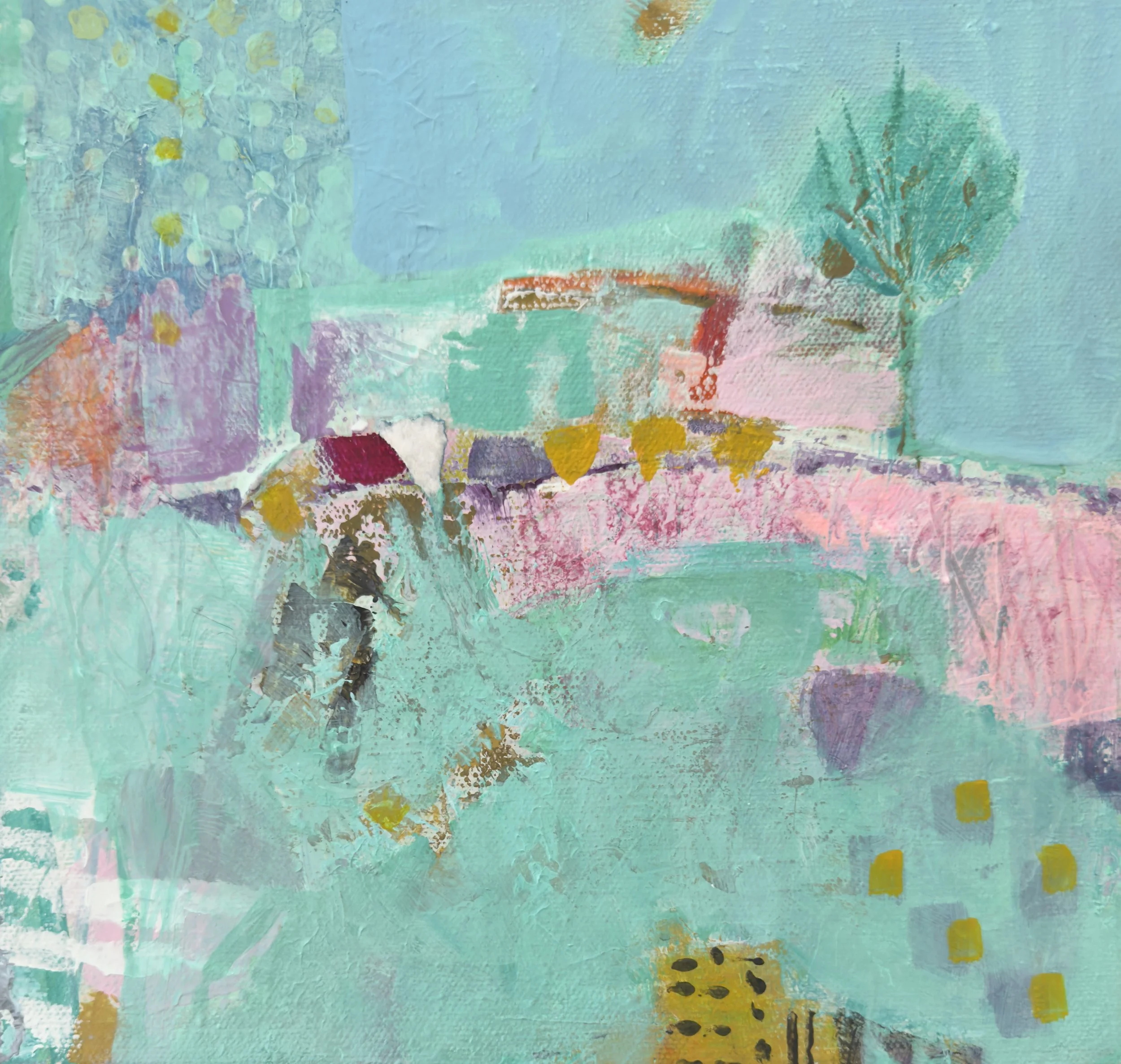 Reaching Out
10" x 10"    mixed media on canvas