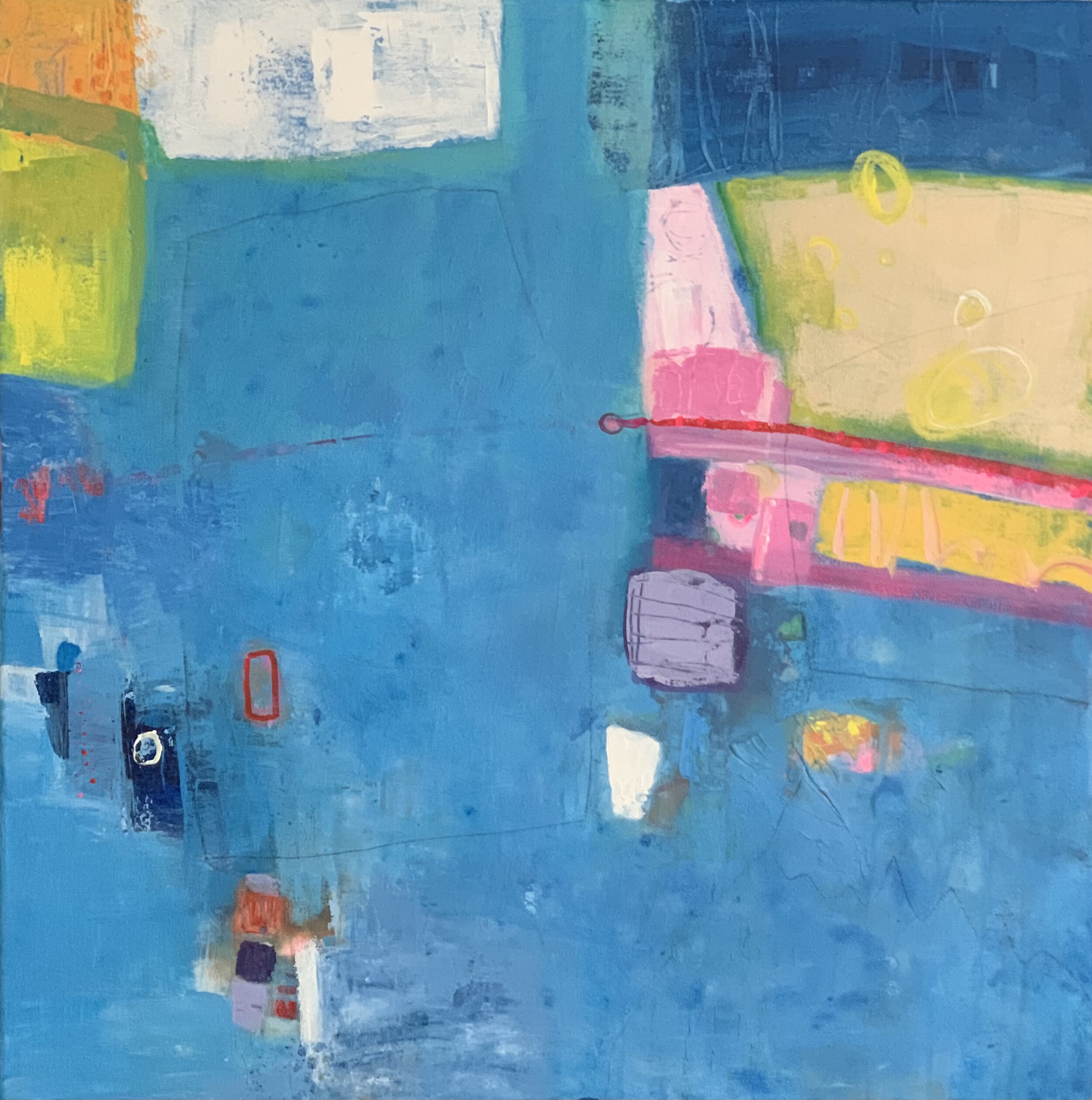 Springing Forward
30" x 30" acrylic on canvas