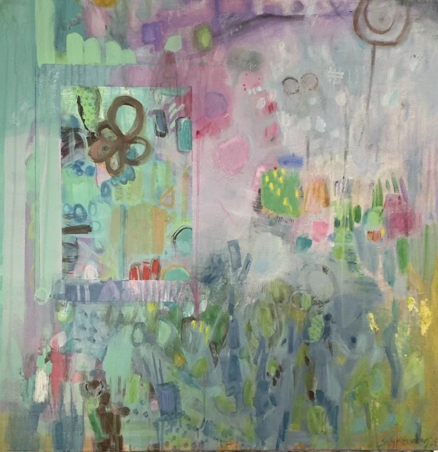 Fanta-Sea
30" x 30"    acrylic on canvas
$1,600