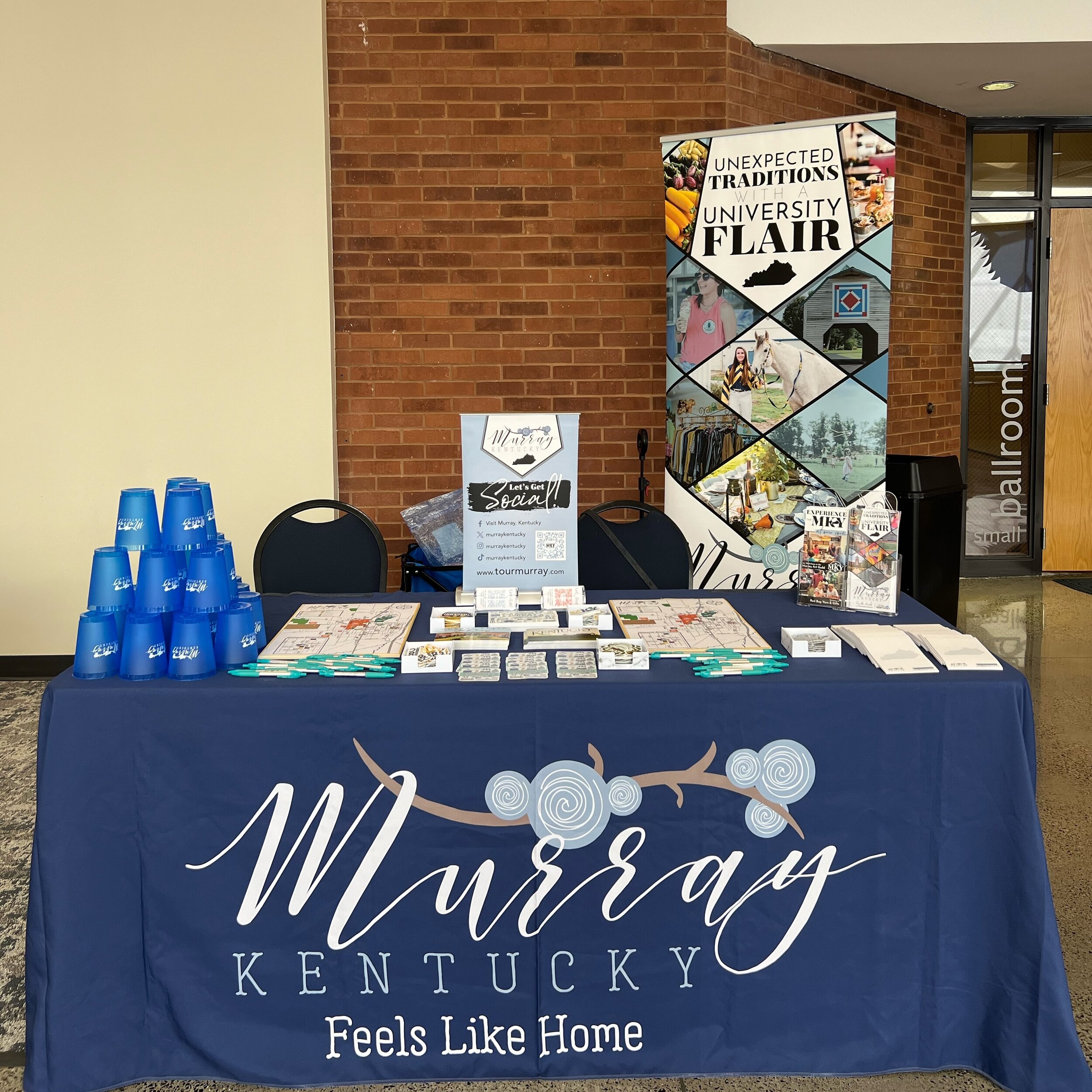 We&rsquo;re all set up and ready to greet potential students at Racer Day on campus! Stop by our booth for all your Murray swag and fun information🤩💙

#MurrayKY #MurrayKentucky #GoRacers