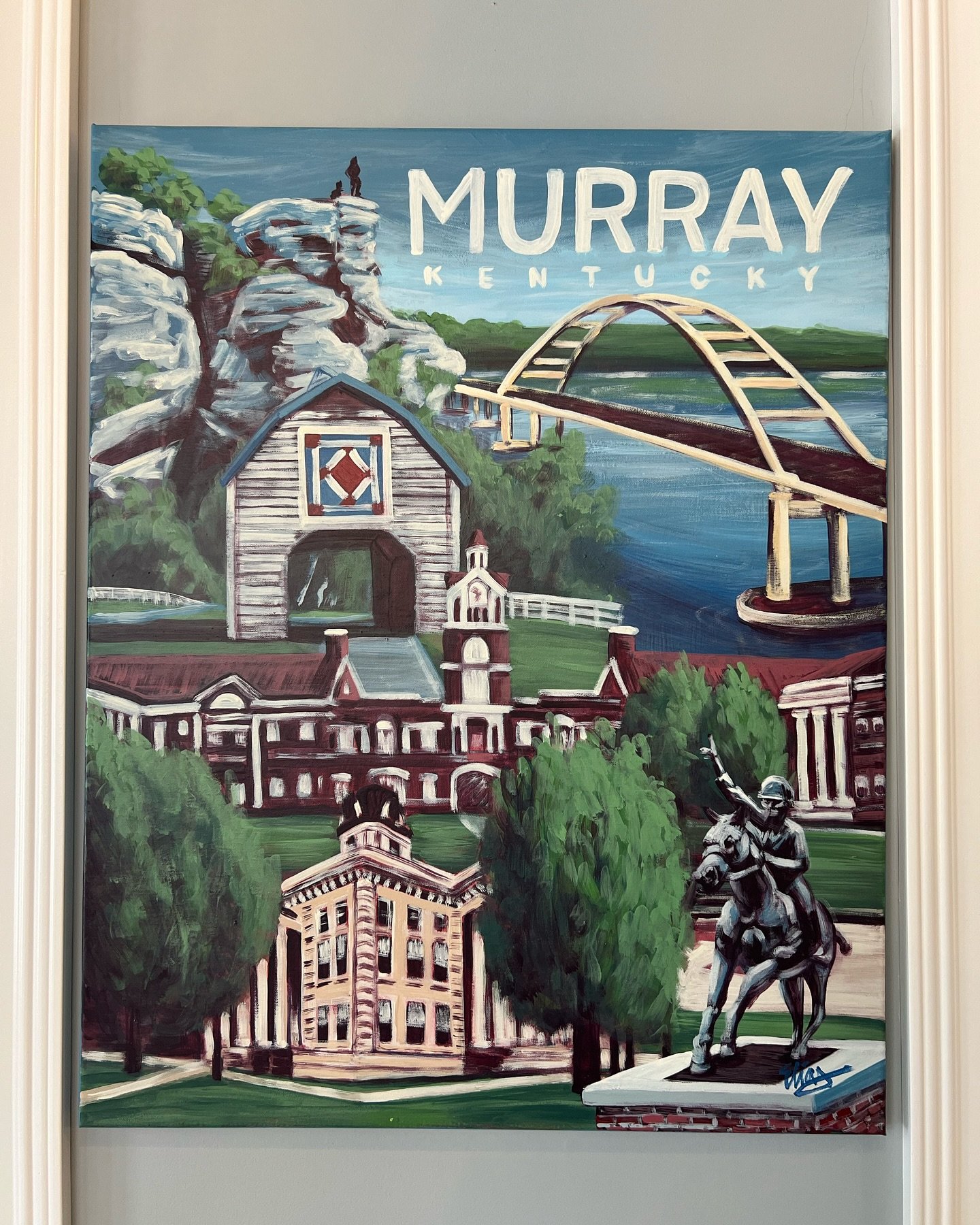 This might one of our favorite gifts we&rsquo;ve ever received😍 Thank you to our dear muralist friend, Elias. You&rsquo;ve helped transform the art scene in Murray, one mural at a time!

Now, what do we think of this possibly being our next project?