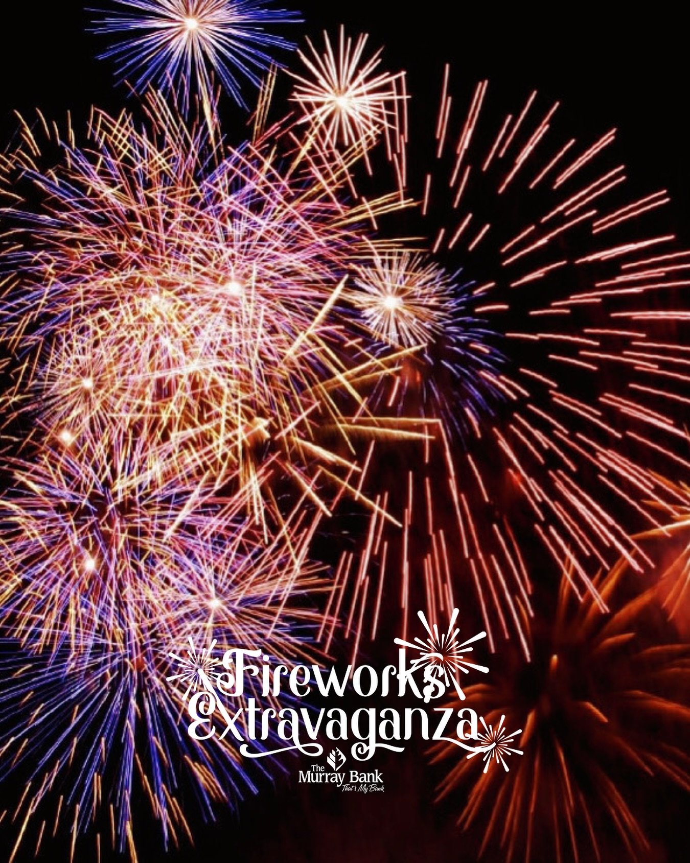End your Freedom Fest celebration with The Murray Bank Fireworks Extravaganza! This spectacular show can be viewed anywhere along 641 N, so grab your chairs and watch the night go out with a bang 🎆✨

#MurrayKentucky #FreedomFest2025 #TMBFireworksExt