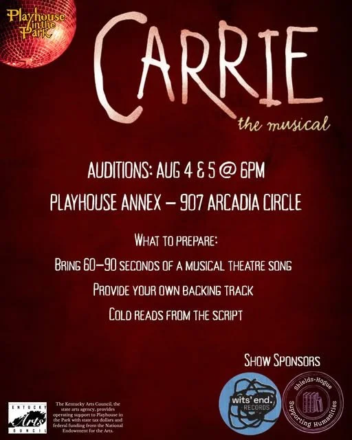 Carrie the Musical Auditions
