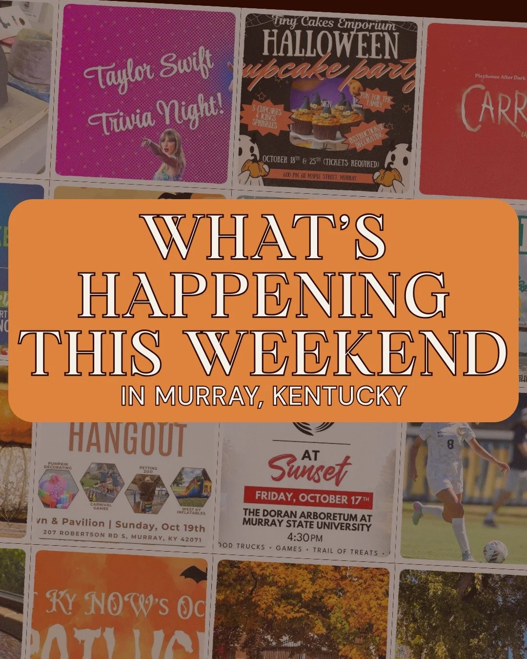 It's another PACKED weekend in the MKY! Make your plans now. 👻