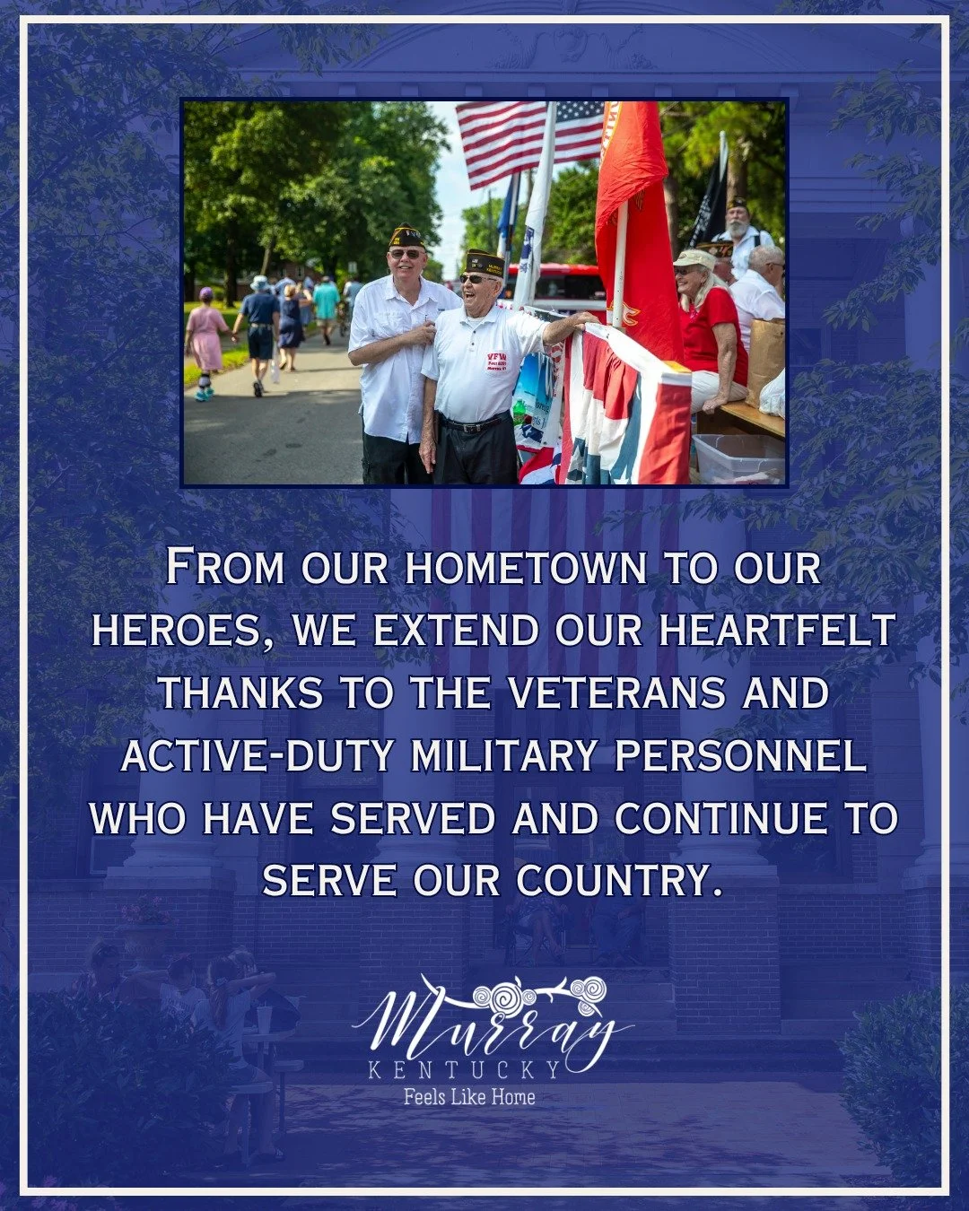 Today, we're honoring those who have served and sacrificed for our freedom. 🇺🇸