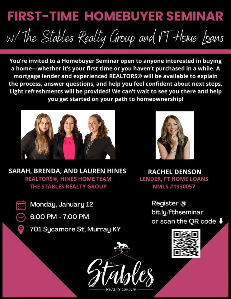 First Time Homebuyers Seminar with Stables Realty Group 