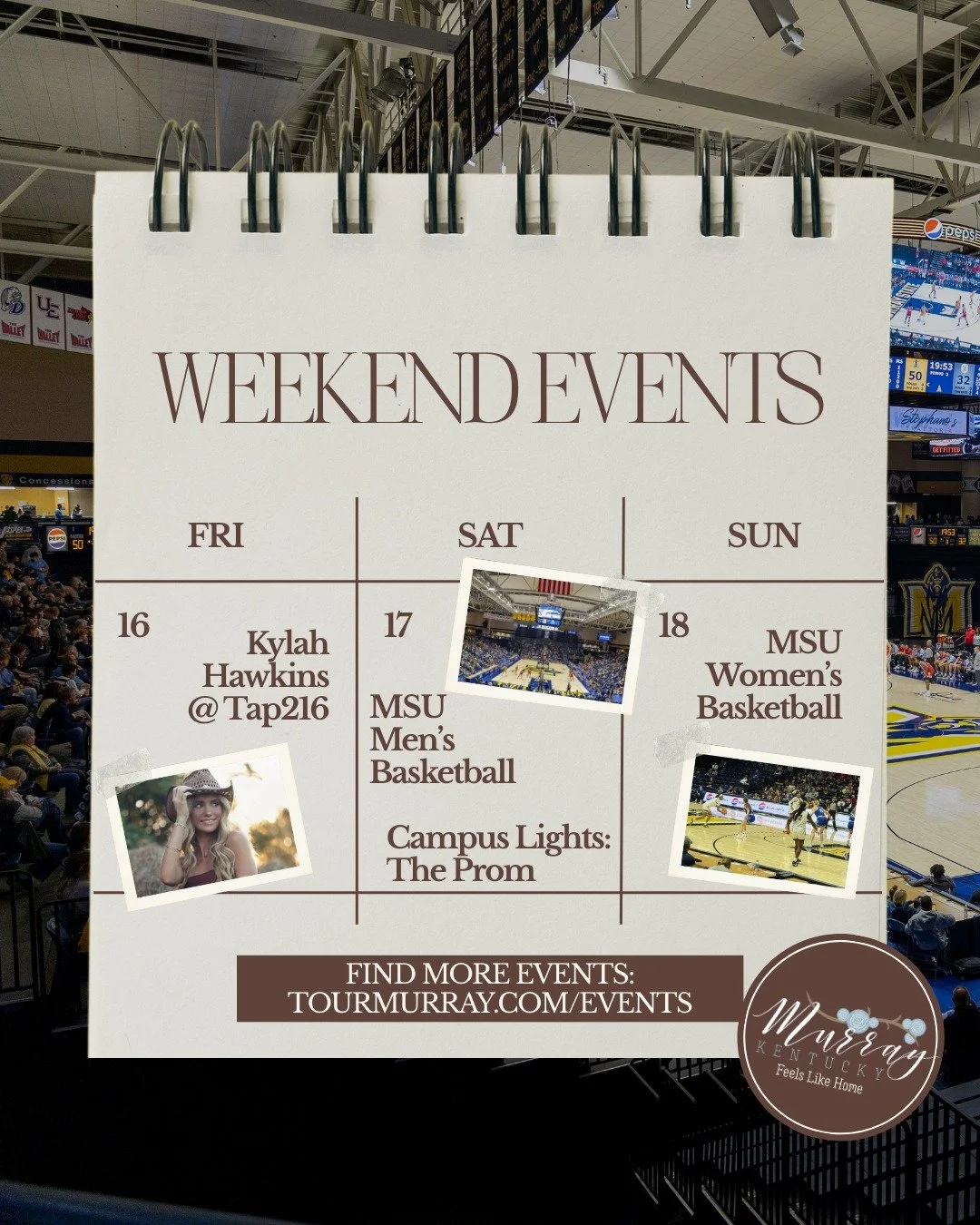 From live music to Racer Basketball, we've got your weekend covered! 🤩 Check out all of the things going on in the MKY this weekend at the link in our bio.