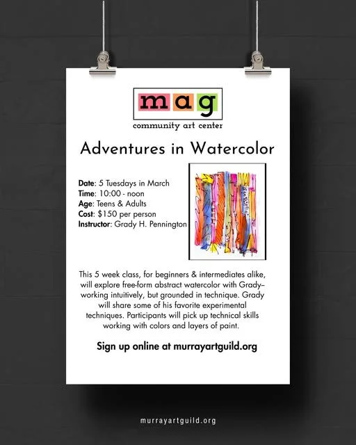 Adventures in Watercolor @ MAG
