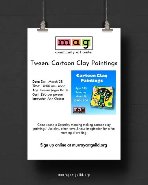 Tween Cartoon Clay Paintings @ MAG
