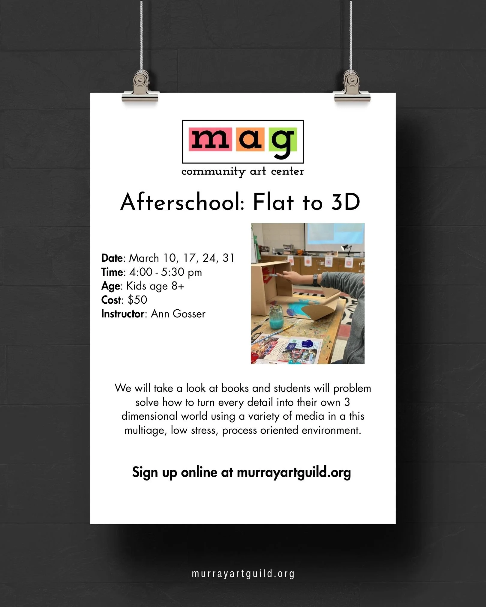 Afterschool Flat to 3D @ MAG