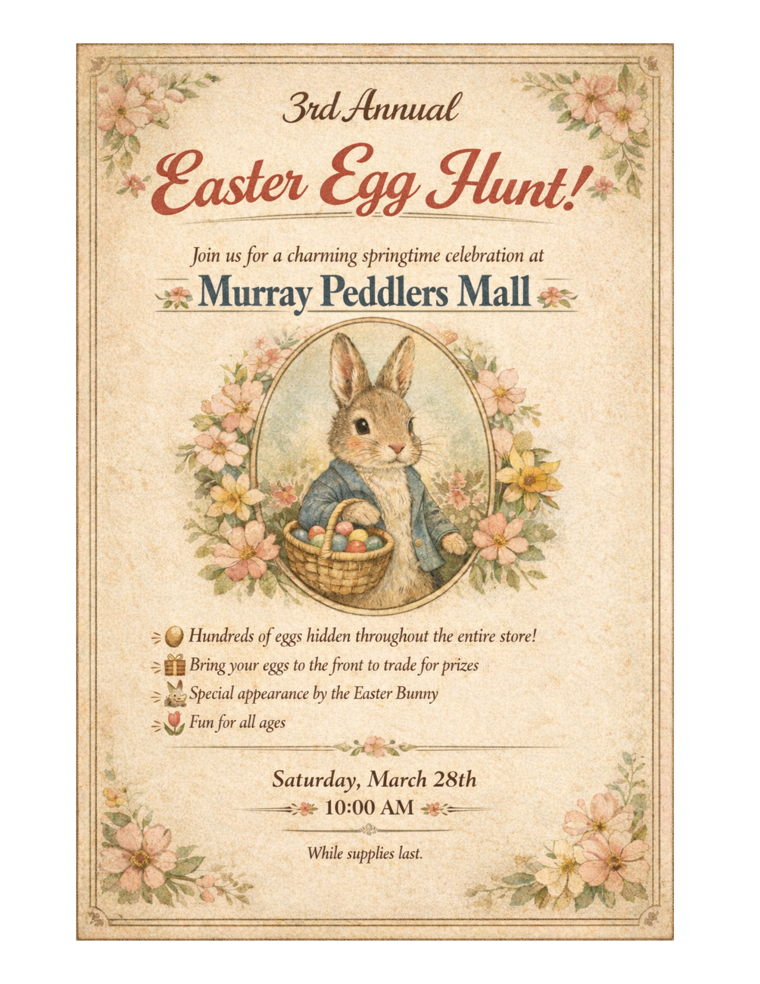 Murray Peddler's Mall Egg Hunt 