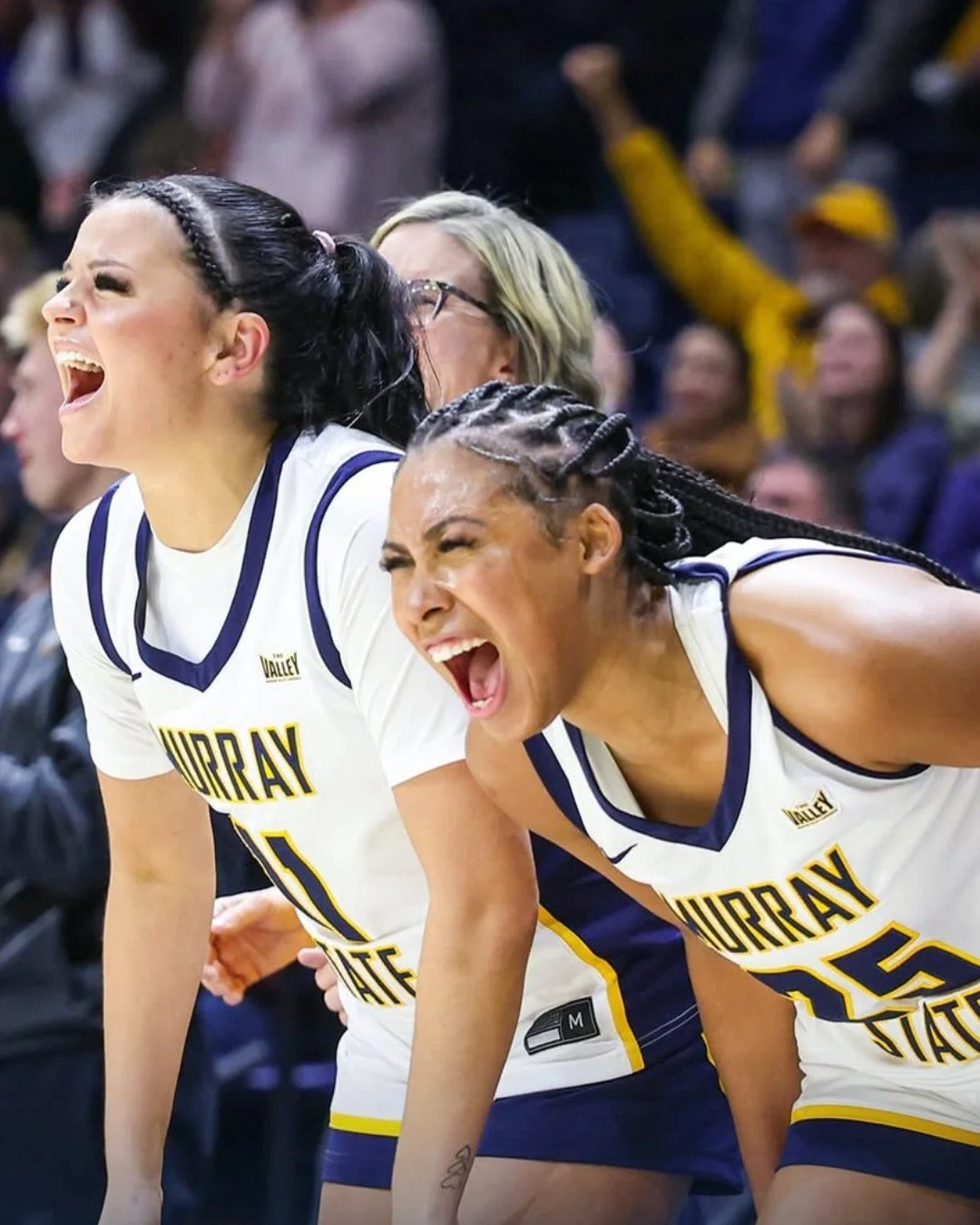 That feeling when you're going to the next round of championships. 🤩 

Help us wish the Racers luck as they take the court again today!

📅 Saturday, March 14
⏰ 1:30 PM CT
📺 Streaming live on ESPN+

📸: @murraystateracerswbb