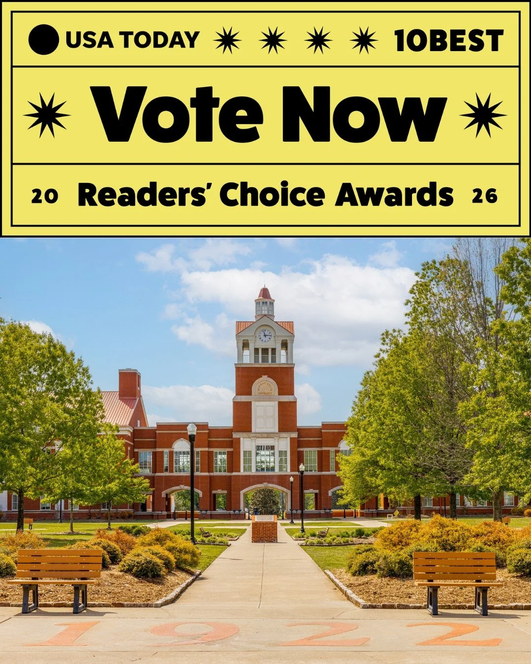The MKY is back in the running! For the second year in a row, our favorite small town has been nominated for Best Small College Town in the USA TODAY 10Best Readers&rsquo; Choice Awards! 🏆

Our community is what makes MKY really feel like home, and 