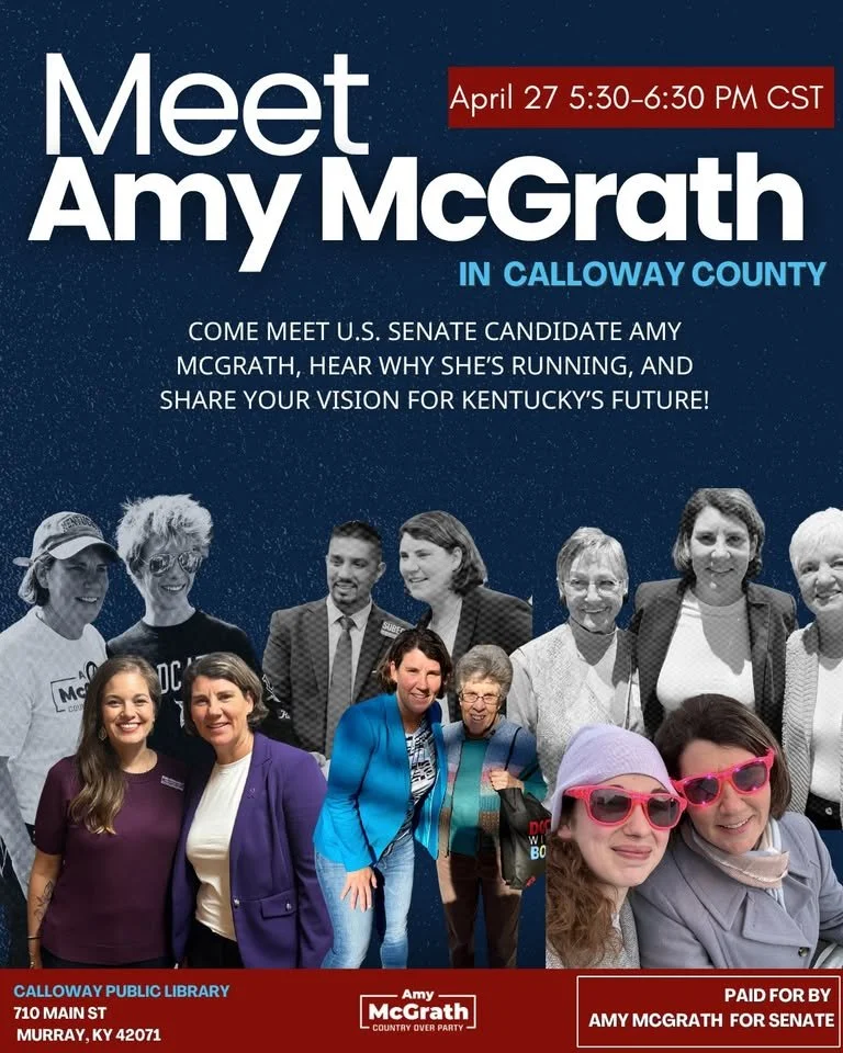 Meet Amy McGrath @ Calloway County Public Library 