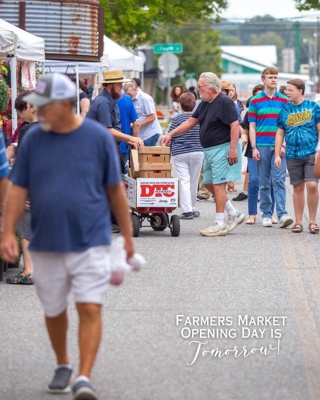 The Downtown Farmers Market opens TOMORROW, Saturday, May 9th! 

What are you most excited to find at the market? 🍓

@downtownfarmersmarketmky