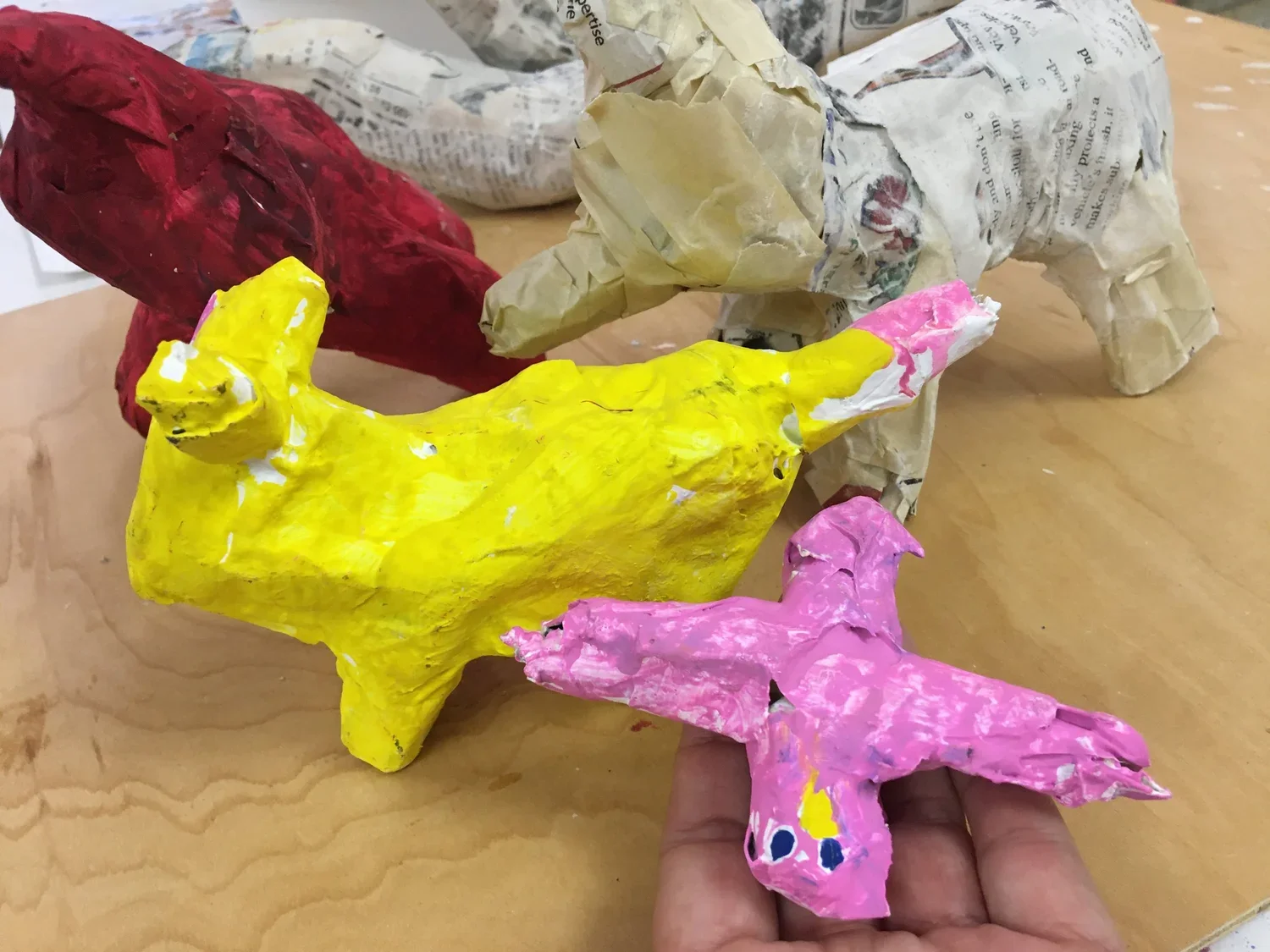 Paper Mache Animals @ MAG