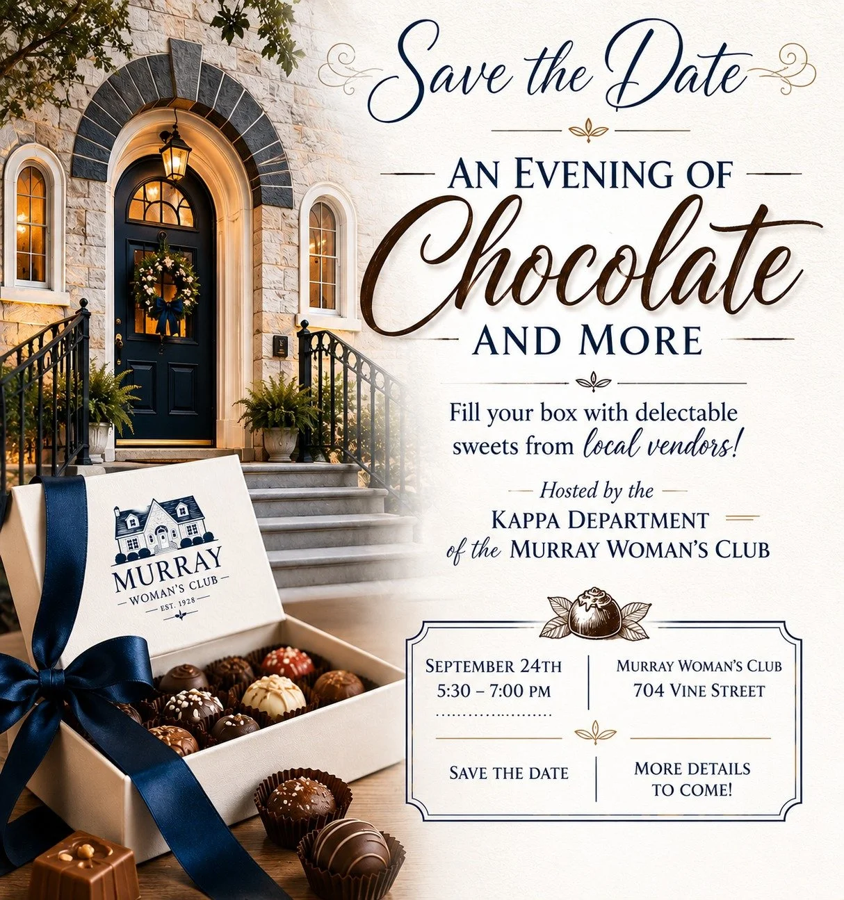 Night of Chocolate @ Murray Woman's Club