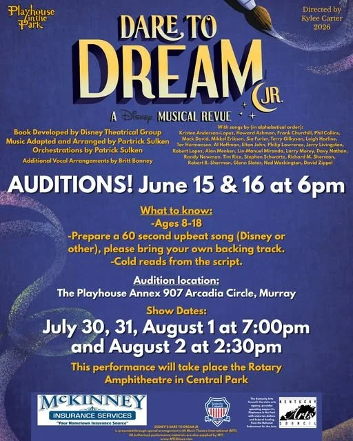 Dare to Dream Jr Auditions @ Playhouse in the Park