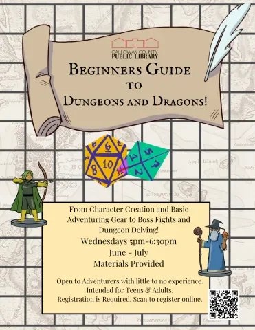 Summer Dungeons and Dragons Club @ CCPL 