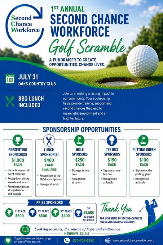 Second Chance at Work Golf Scramble 