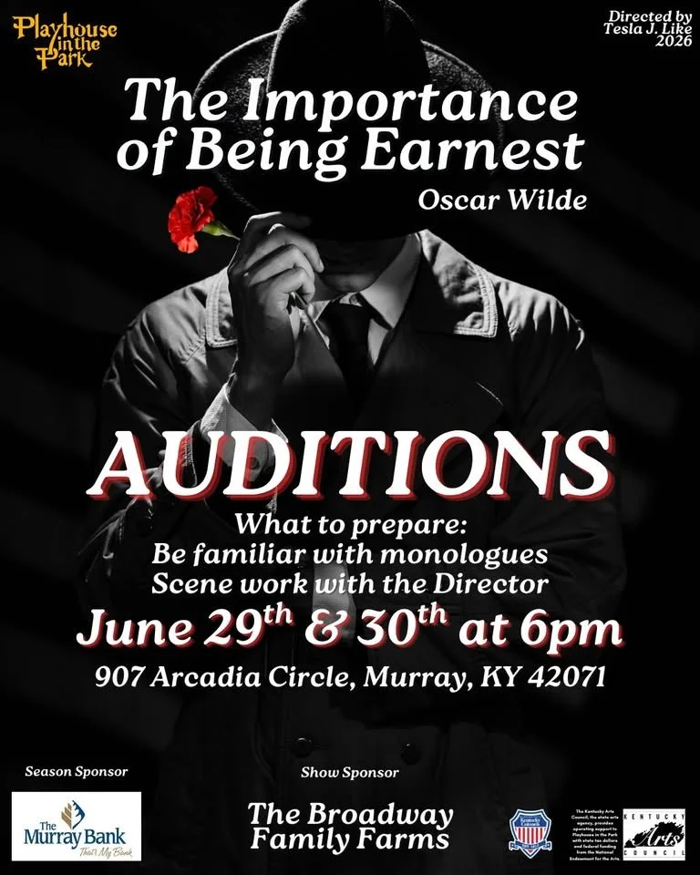 The Importance of Being Ernest Auditions 