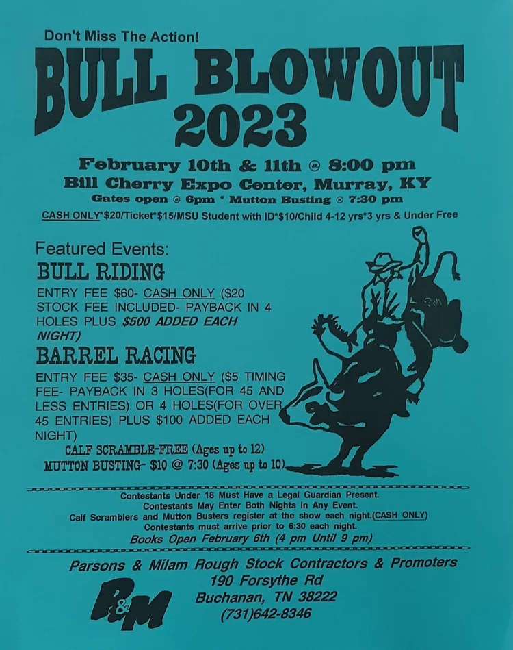 Bull Blowout — Murray, Kentucky Tourism