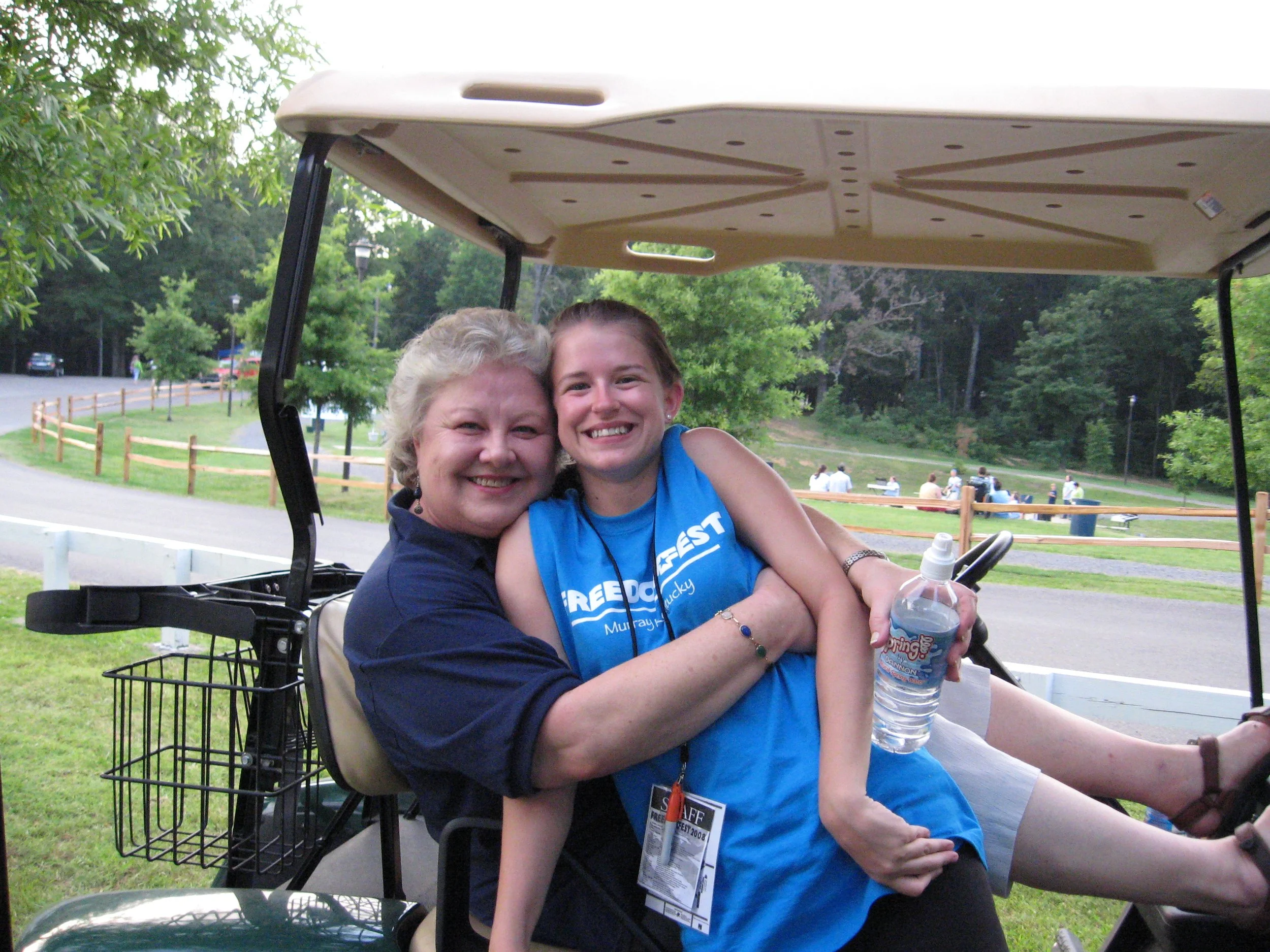 Anne and Stephanie at Freedom Fest
