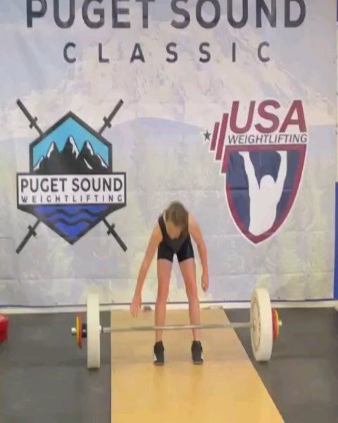 11 Year Old @kb_olympic_lifts (40kg) with a 26kg / 57lb snatch! Kyla won 🥉 overall in the 13 and under age group at the Puget Sound Classic IV!

#seattlebarbellclub #pnwweightlifting #washingtonweightlifting #youthweightlifting #usaweightlifting #us