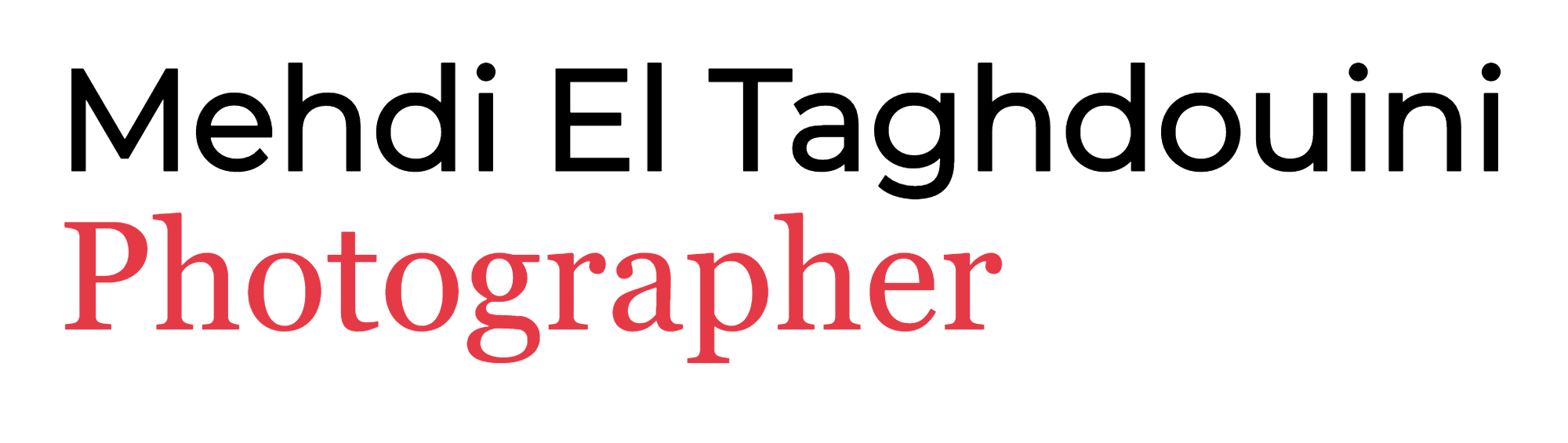 Mehdi El Taghdouini - Brussels Photographer