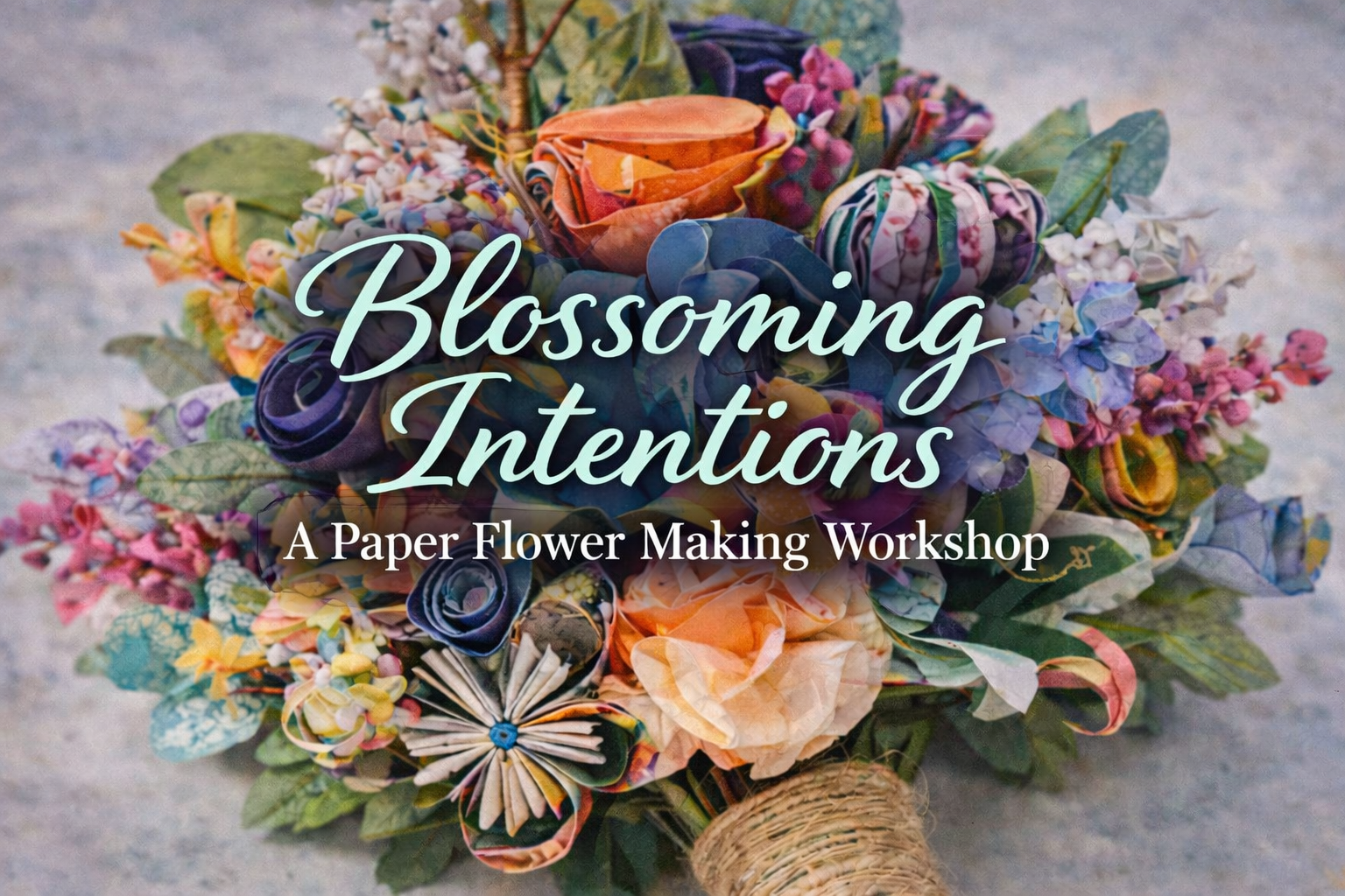 Blossoming Intentions: A Paper-Flower Making Workshop
